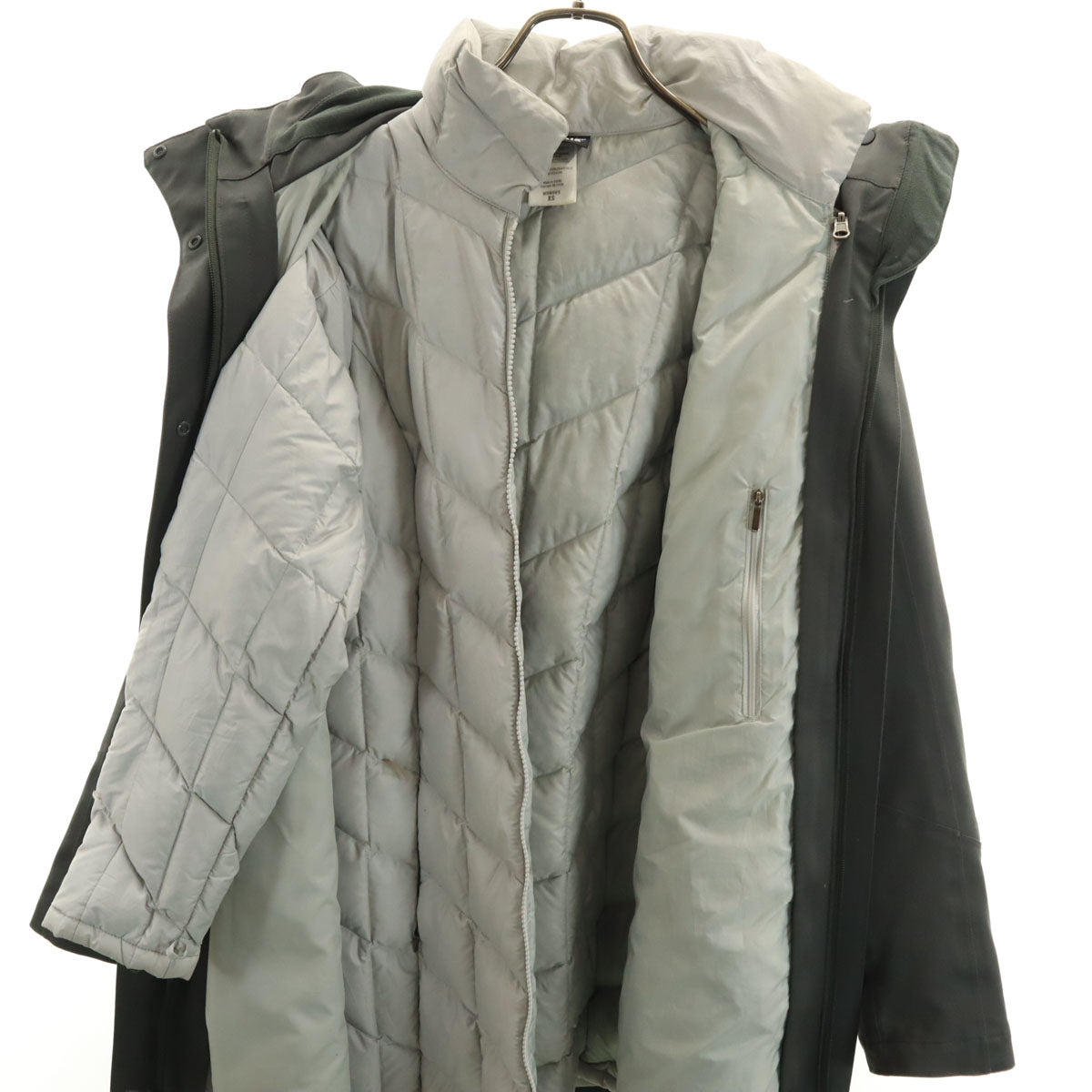 patagonia パタゴニア トレス コート XS チャコールグレー 28405FA12 アウトドア ダウンライナー付き レディース