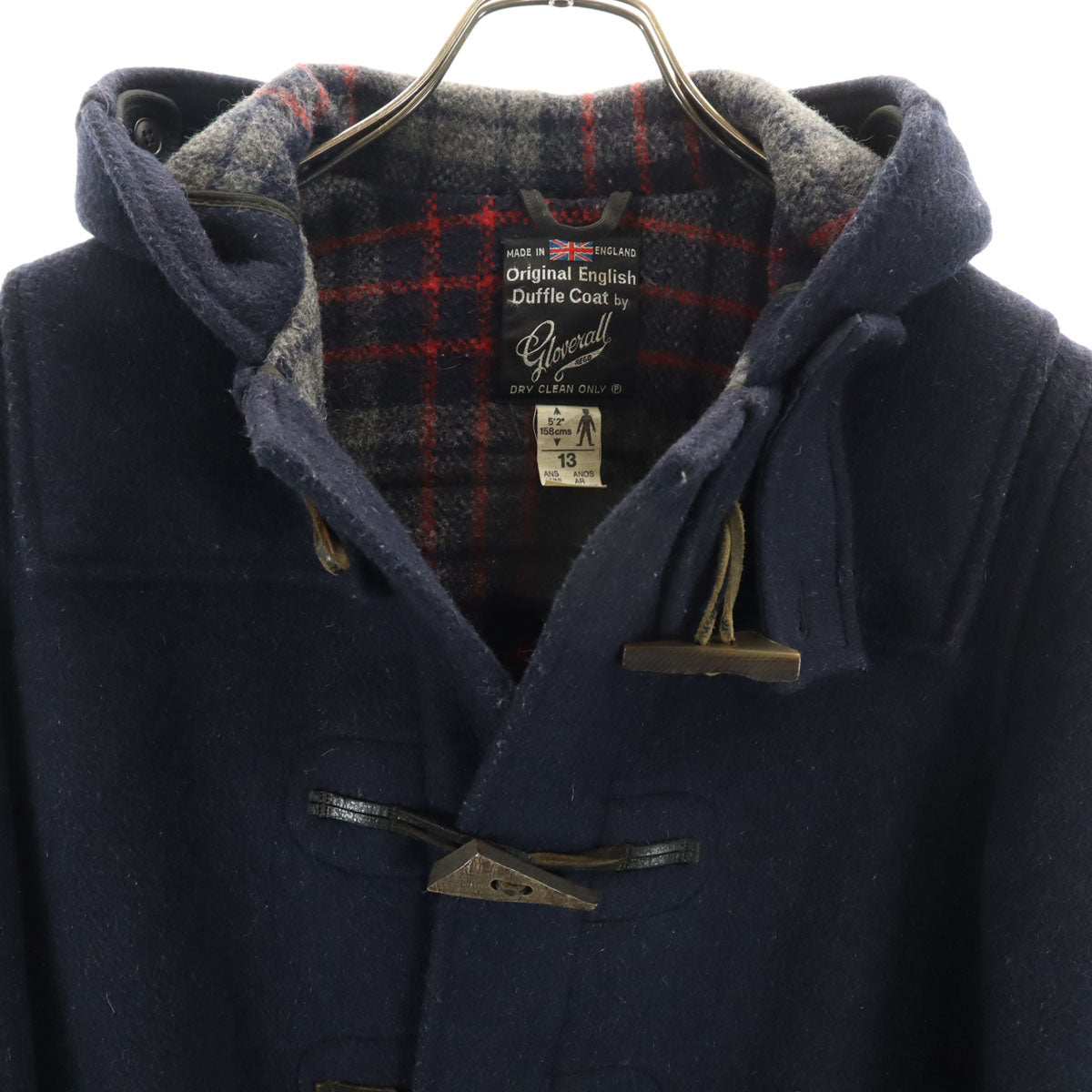 Gloverall グローバーオール イングランド製 メルトン ダッフルコート 13 ネイビー キッズ