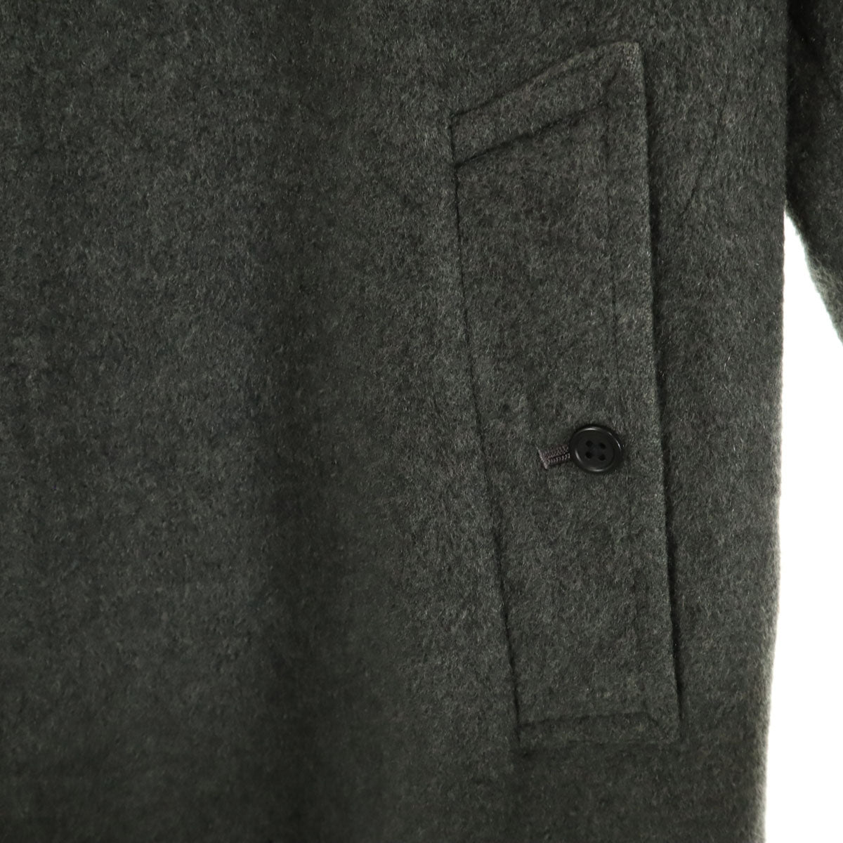 Burberrys バーバリーズ 90s カシミヤ100％ オールド ステンカラーコート 94-175 チャコールグレー メンズ