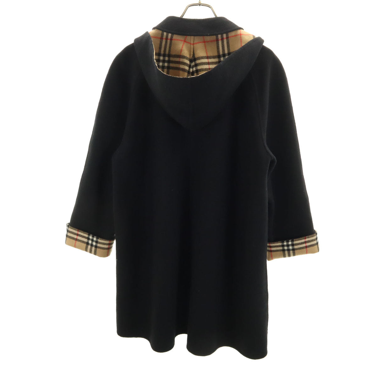 Burberrys バーバリーズ 90s カシミヤブレンド オールド ステンカラーコート 7AR ブラック レディース