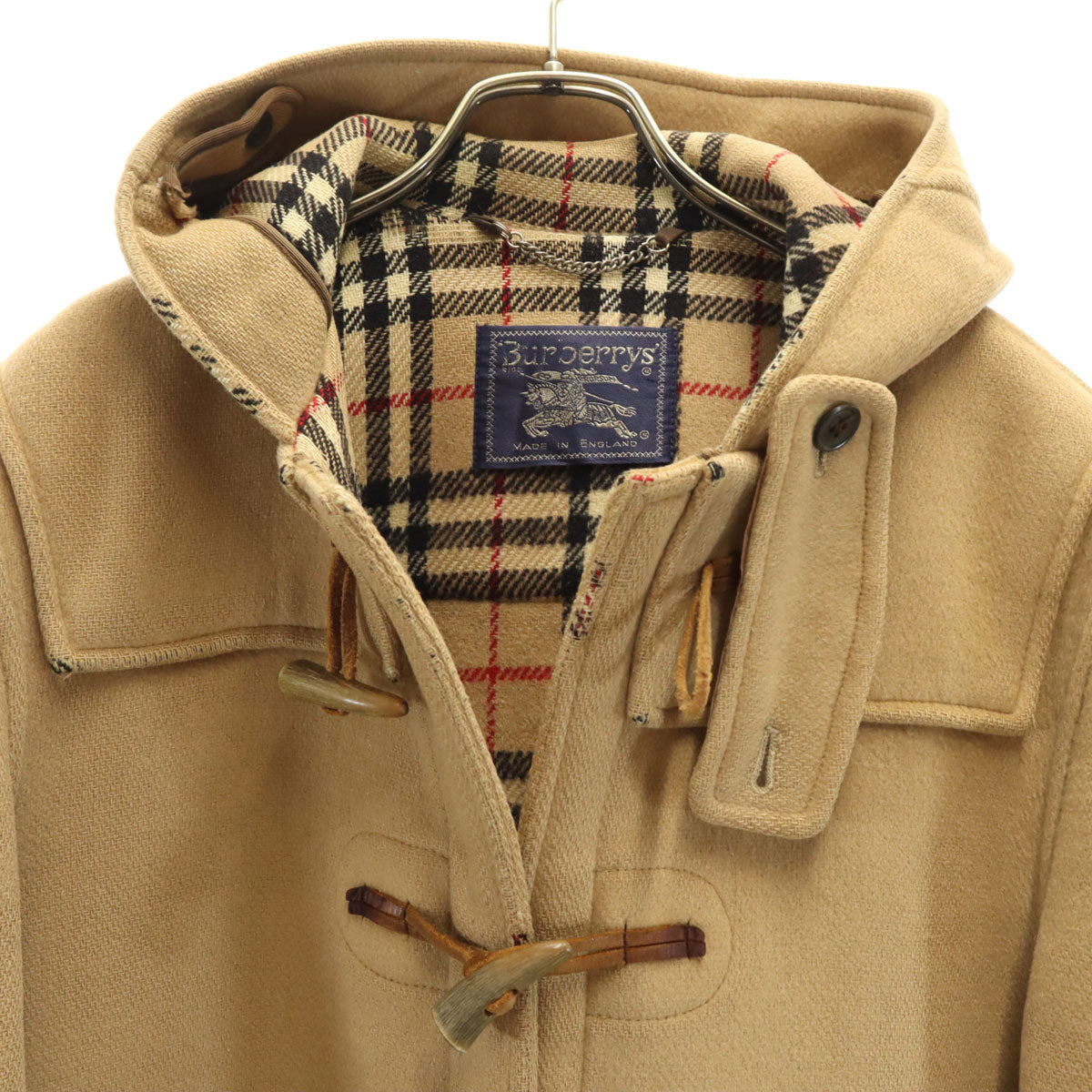 Burberrys バーバリーズ 80s 英国製 ヴィンテージ ダッフルコート ベージュ レディース
