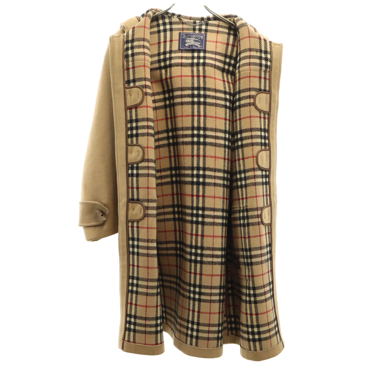 Burberrys バーバリーズ 80s 英国製 ヴィンテージ ダッフルコート ベージュ レディース