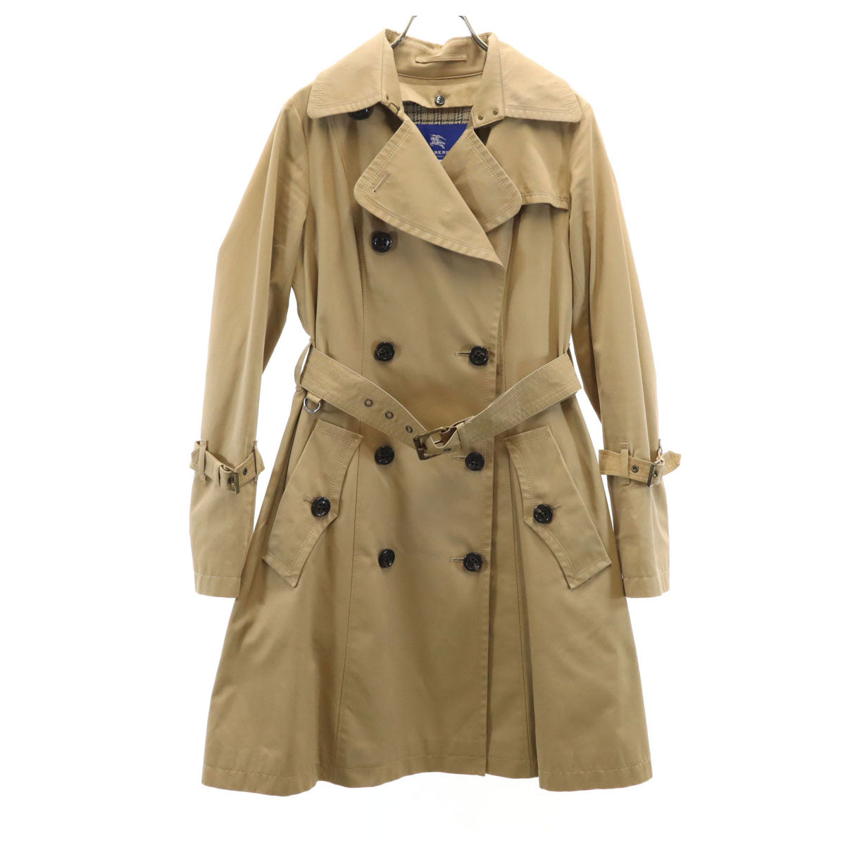 BURBERRY BLUE LABEL バーバリーブルーレーベル トレンチコート 40 ベージュ ベストライナー付き 三陽商会 レディース