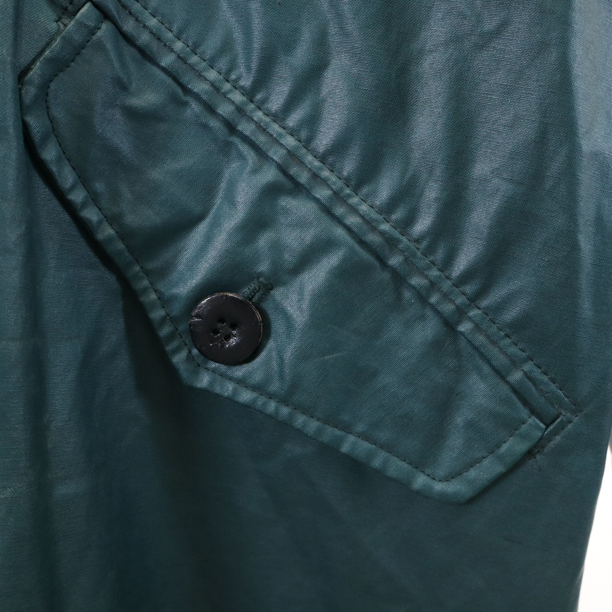 WOOLRICH ウールリッチ 80s USA製 ナイロン ヴィンテージ ロングコート S グリーン系 レディース