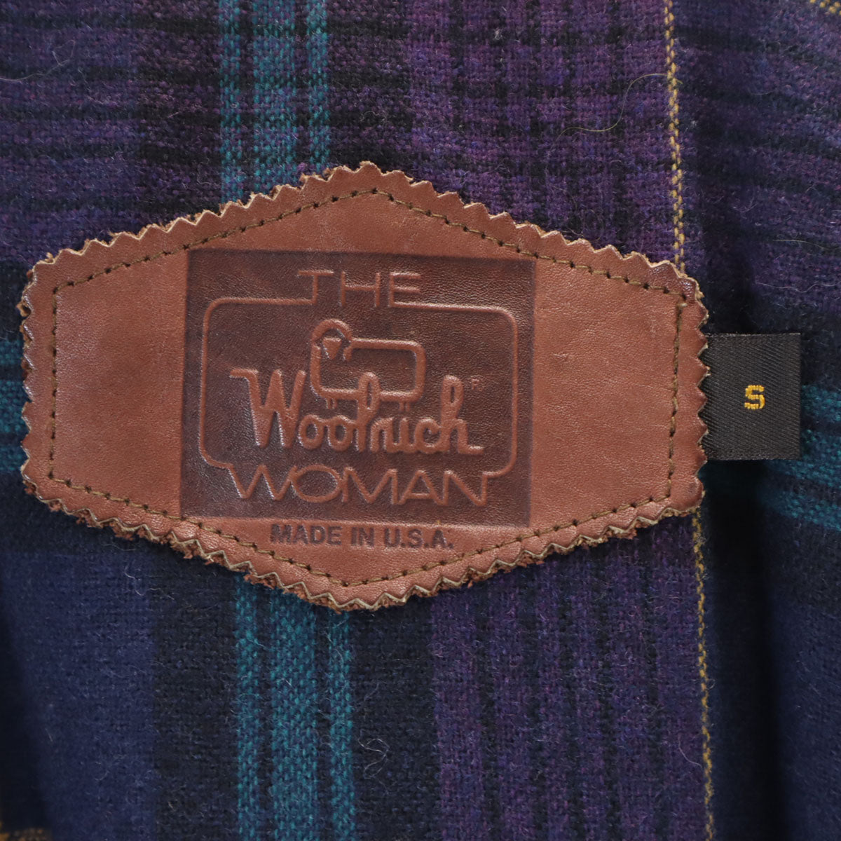 WOOLRICH ウールリッチ 80s USA製 ナイロン ヴィンテージ ロングコート S グリーン系 レディース