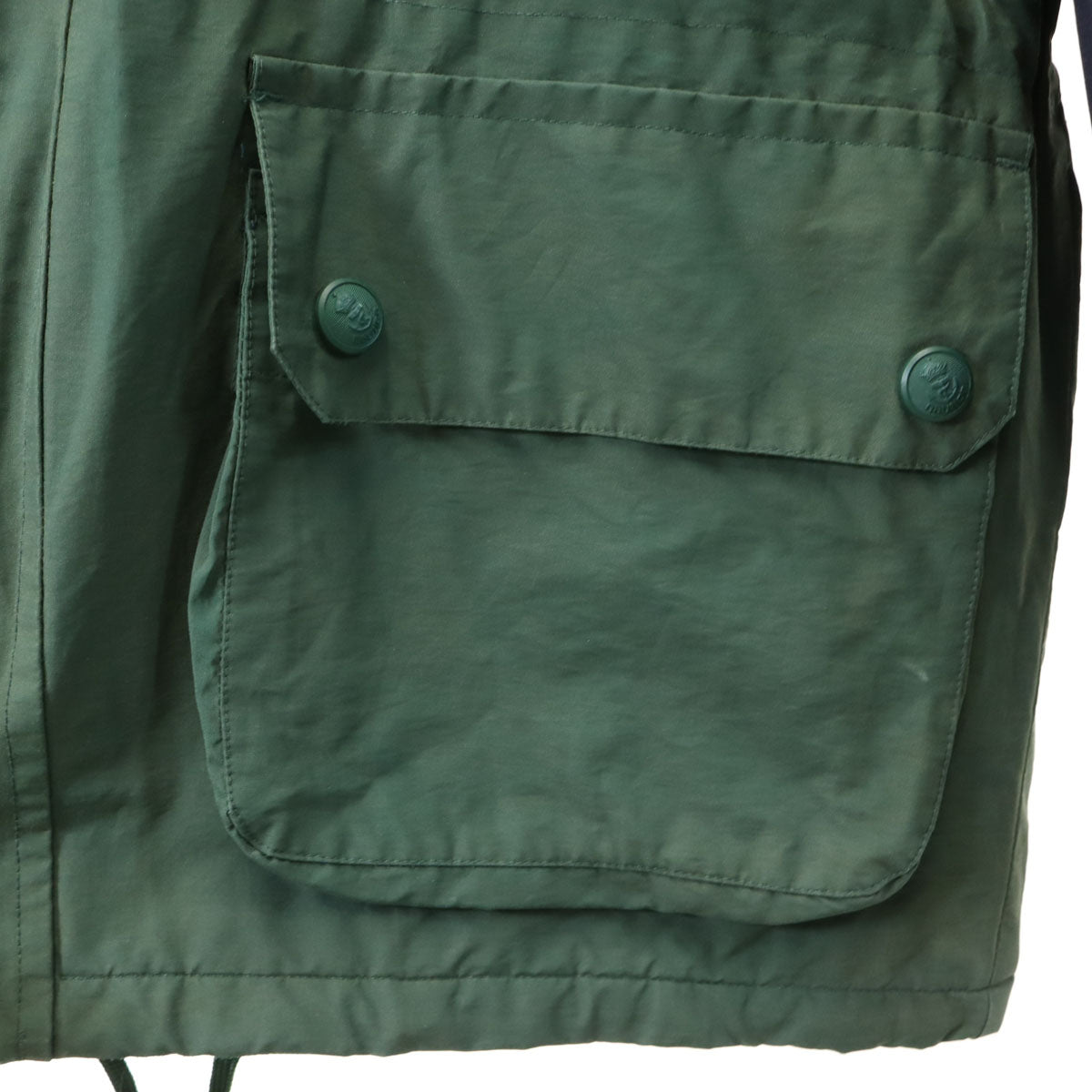 NAUTICA ノーティカ 90s オールド ジップ コート XL グリーン系 裏フリース メンズ