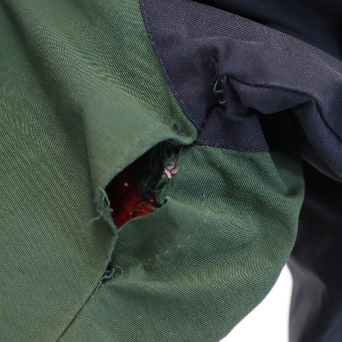 NAUTICA ノーティカ 90s オールド ジップ コート XL グリーン系 裏フリース メンズ