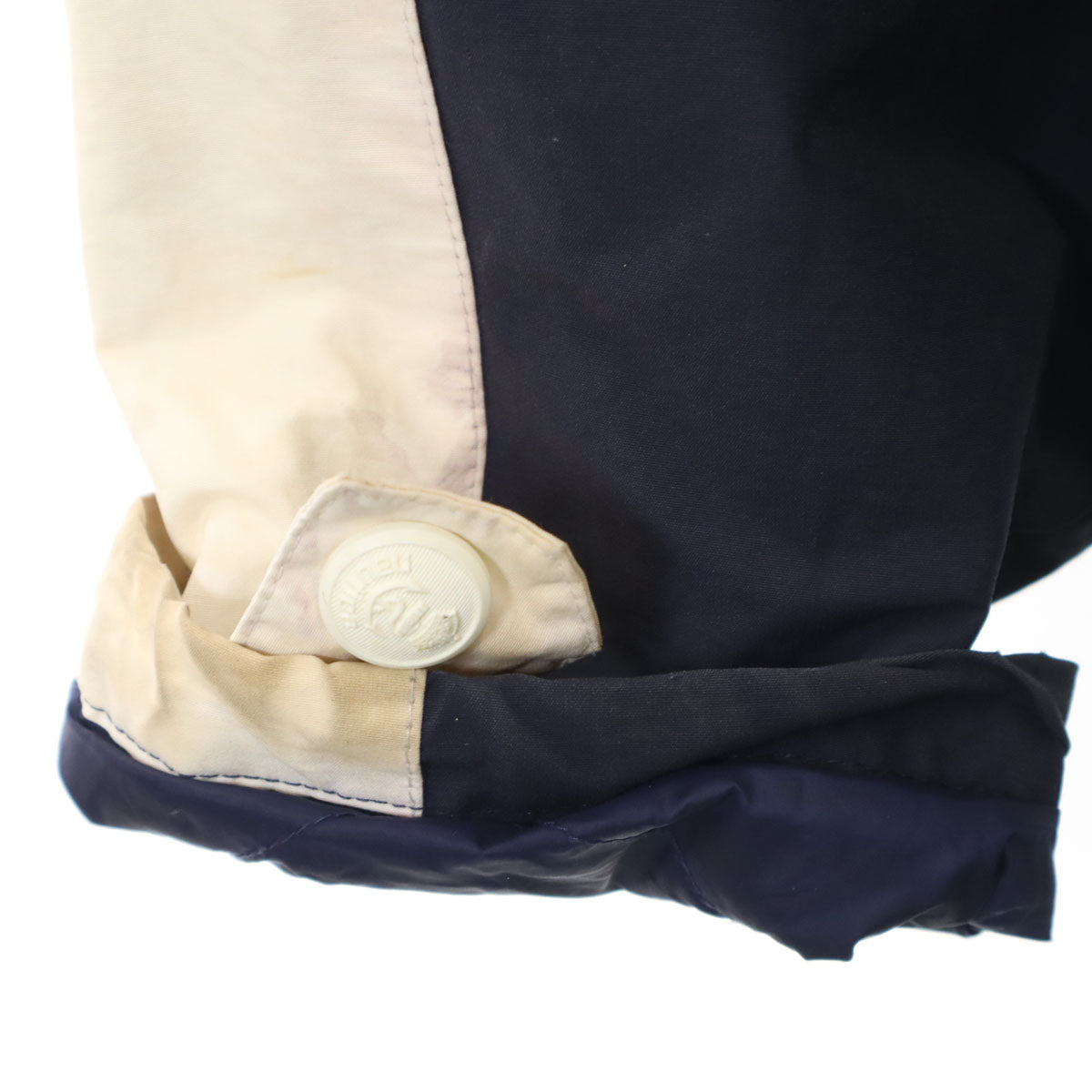 NAUTICA ノーティカ 90s オールド ジップ コート XL グリーン系 裏フリース メンズ