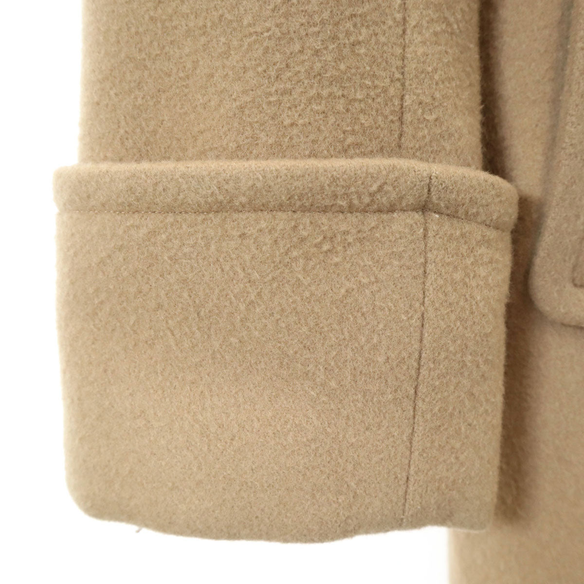 BLUE LABEL CRESTBRIDGE ブルーレーベルクレストブリッジ 丸襟 ウールコート 36 ベージュ系 三陽商会 レディース