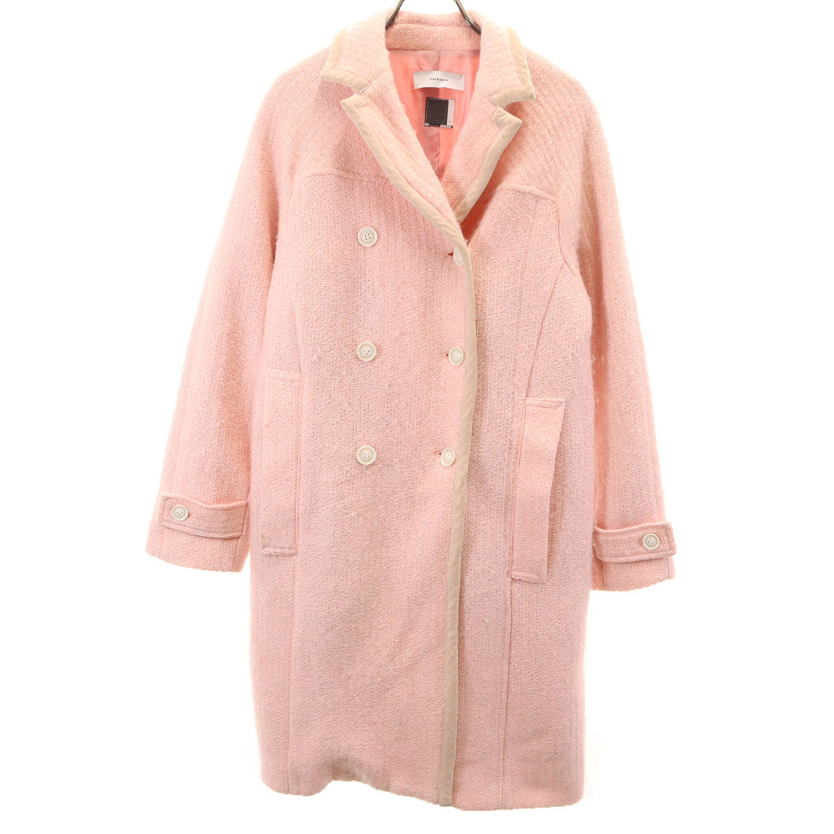 FACETASM ファセッタズム 日本製 ウールブレンド コート 1 ピンク系 レディース