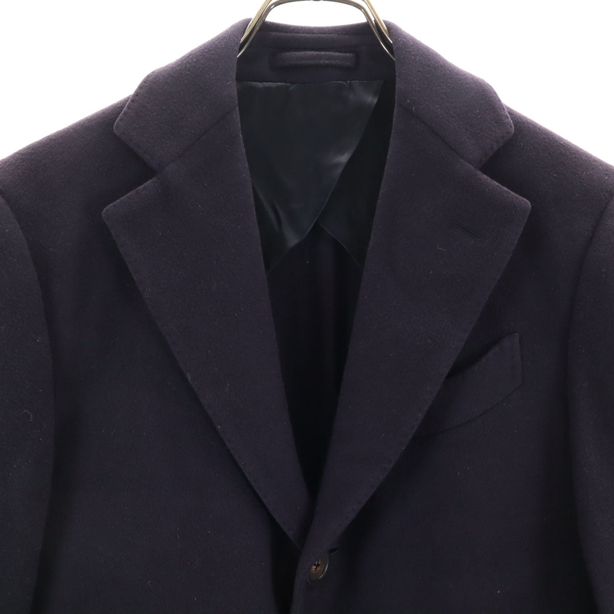 ラルディーニ　チェスターコート　ウール　ネイビー　size44 LARDINI LARDINI ラルディーニ イタリア製 ウール チェスターコート 44