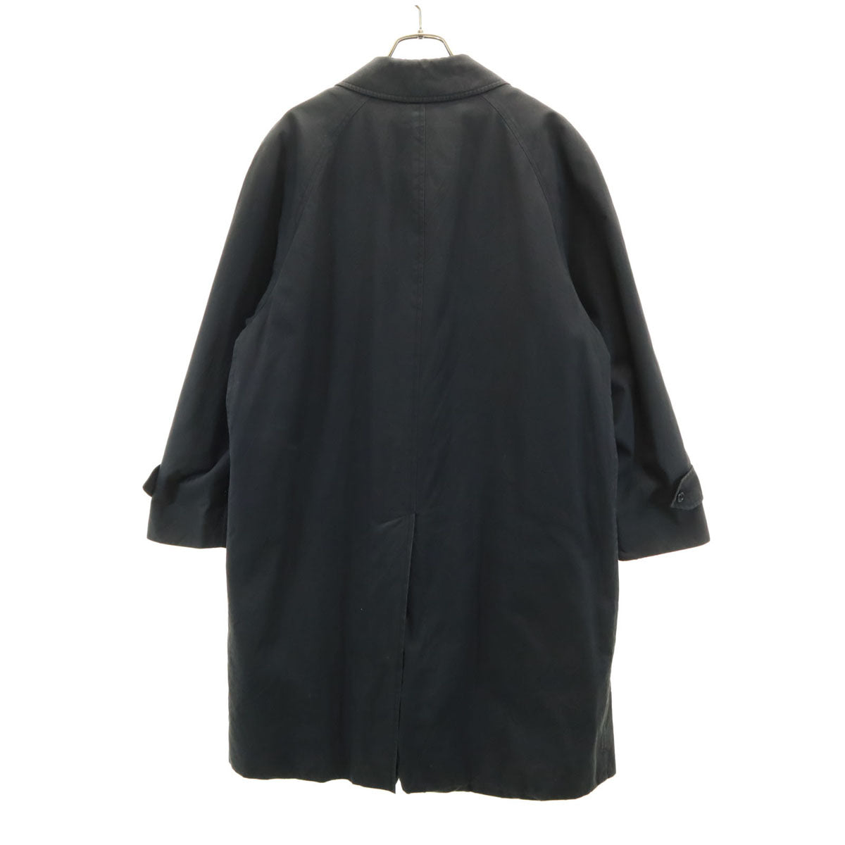 BURBERRY LONDON バーバリーロンドン ステンカラーコート 90-165-4 ブラック系 ベストライナー付き メンズ