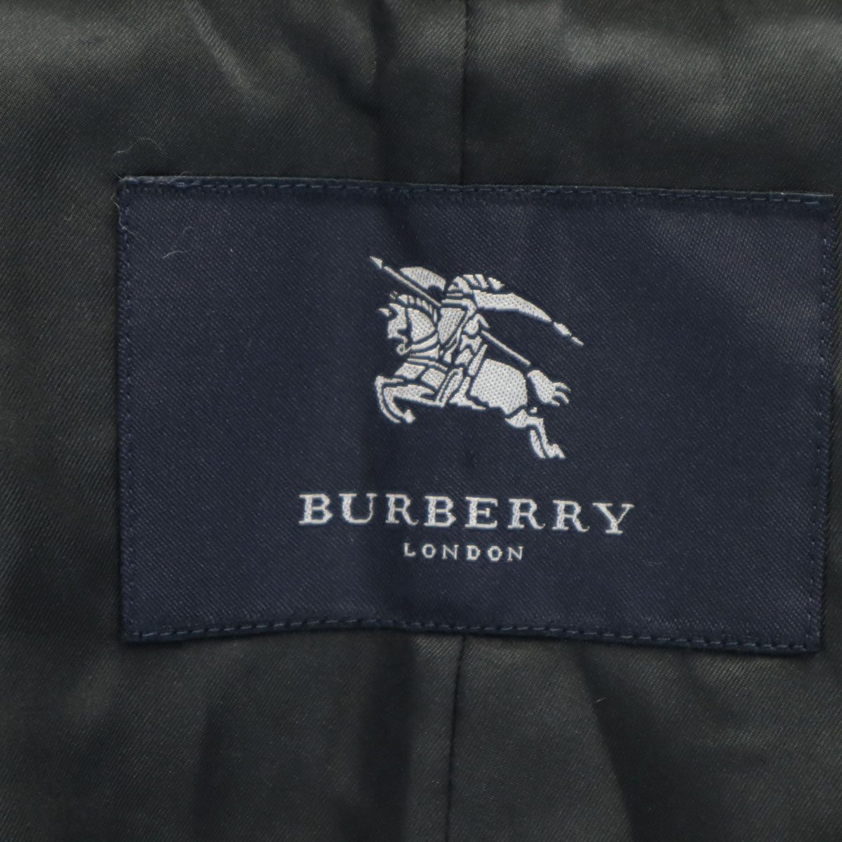 BURBERRY LONDON バーバリーロンドン ステンカラーコート 90-165-4 ブラック系 ベストライナー付き メンズ