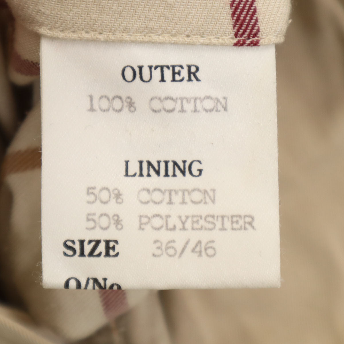 Norseman イングランド製 トレンチコート 36/46 ベージュ メンズ