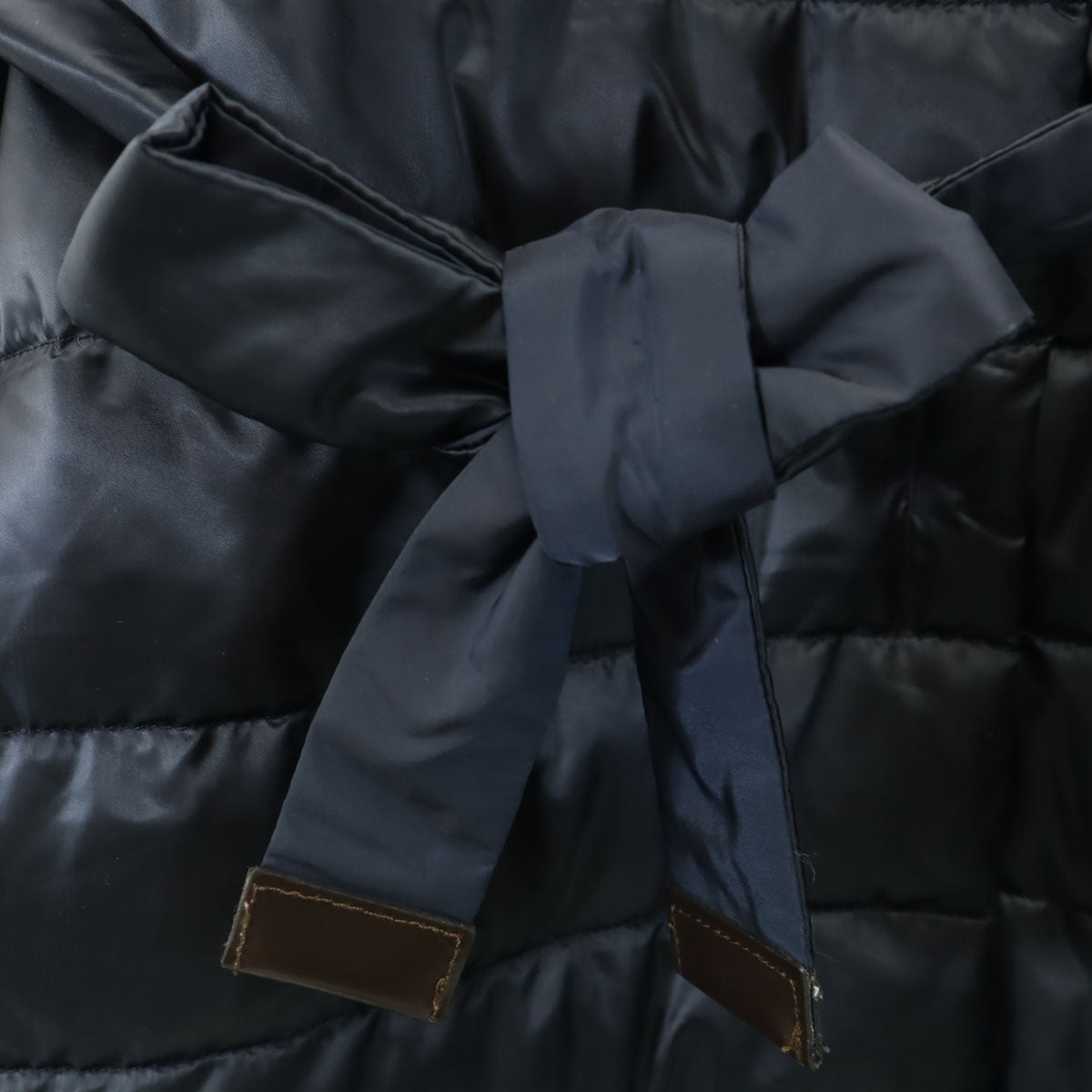 S Max Mara エスマックスマーラ ロング ダウンベスト 36 ネイビー系 レディース