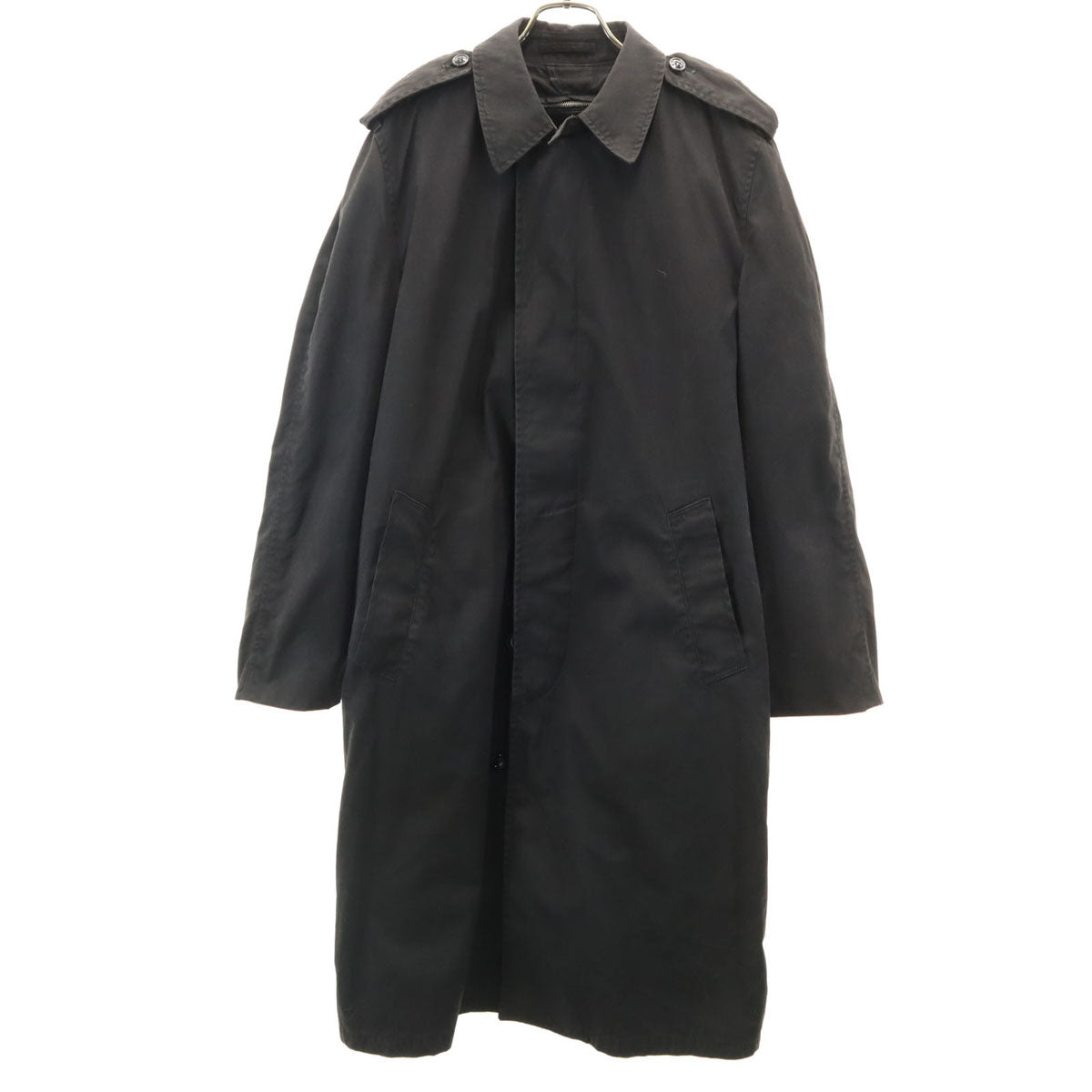 US NAVY アメリカ海軍 80s ヴィンテージ DLA オールウェザーコート ミリタリーコート 38 ブラック系 ライナー メンズ