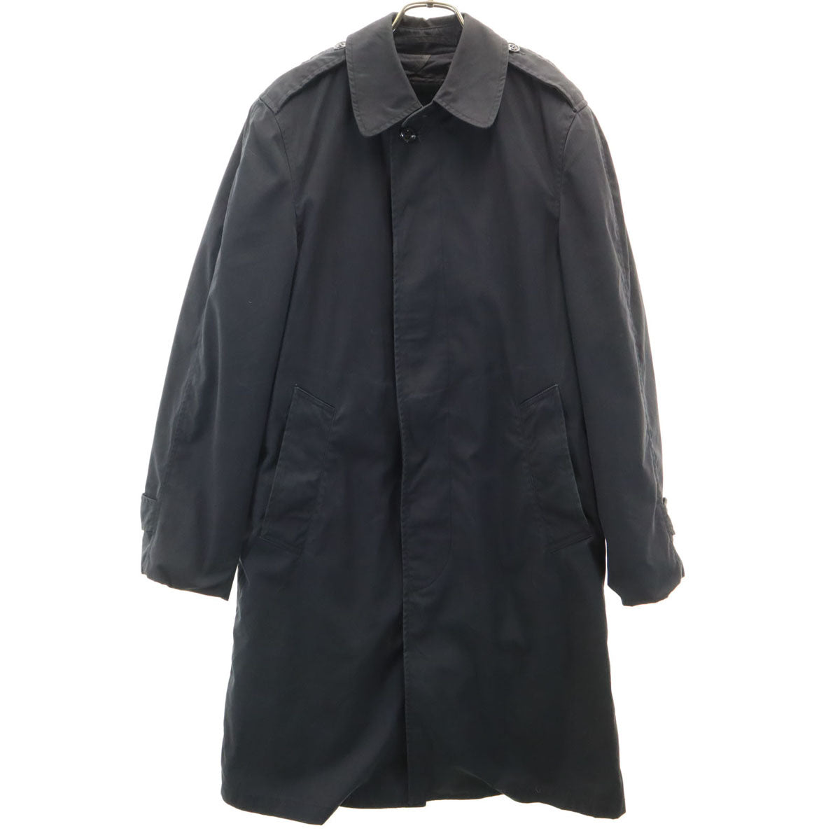 US NAVY アメリカ海軍 80s ヴィンテージ DLA オールウェザーコート ミリタリーコート 32 ブラック系 ライナー メンズ