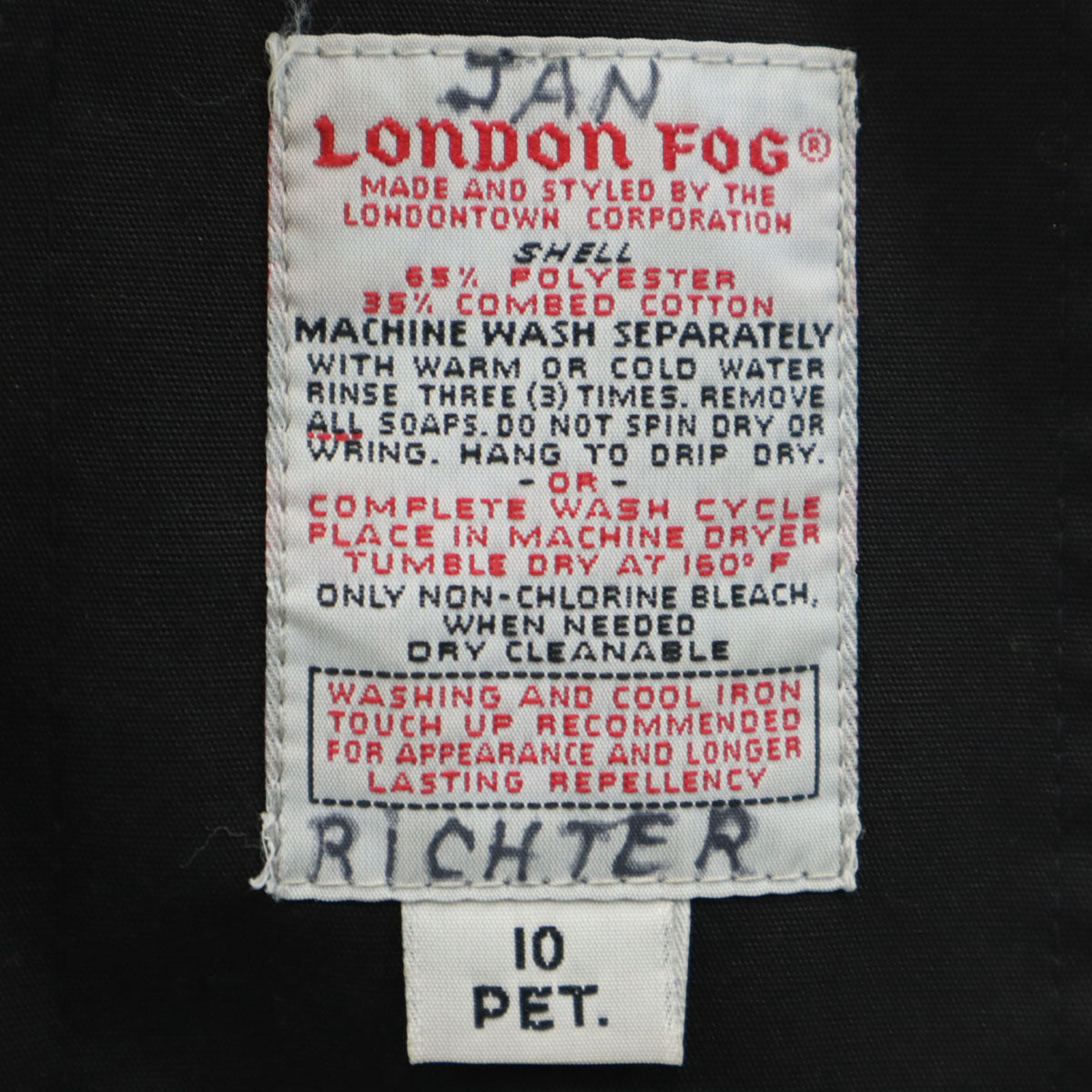 LONDON FOG ロンドンフォグ 70s 80s USA製 ヴィンテージ ロングコート 10PET ベージュ系 ライナー レディース