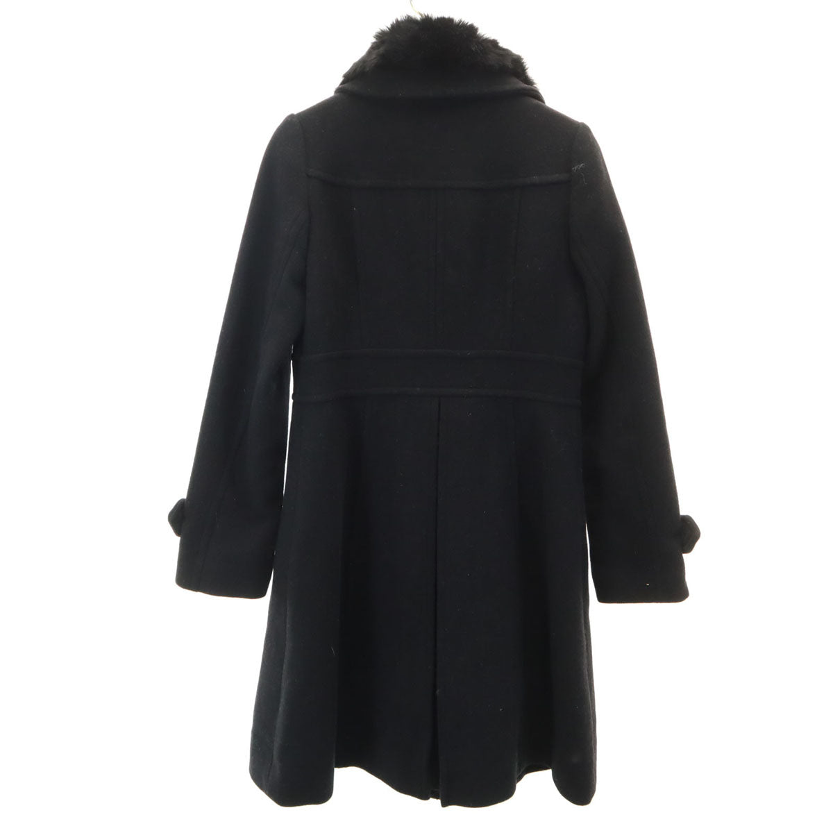 BLUE LABEL CRESTBRIDGE ブルーレーベルクレストブリッジ ウールブレンド コート 36 ブラック系 三陽商会 レディース