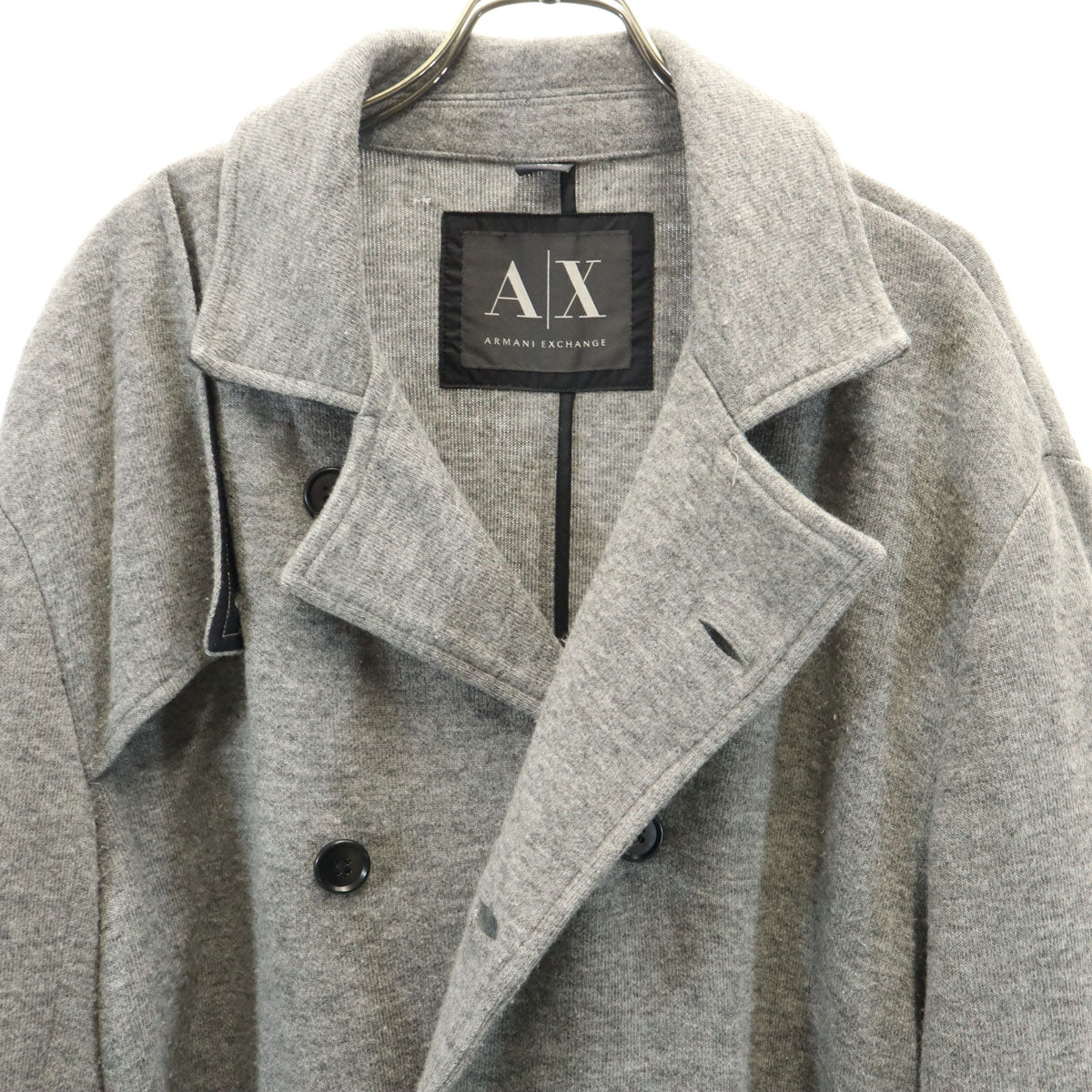 ARMANI EXCHANGE アルマーニエクスチェンジ ダブル コート L グレー系 メンズ