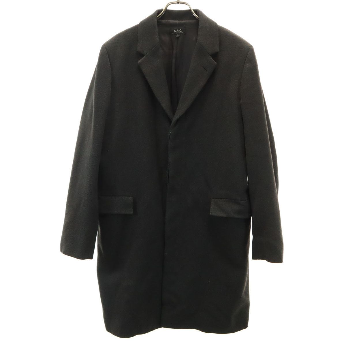 A.P.C. アーペーセー フランス製 ウールコート S ブラック系 メンズ