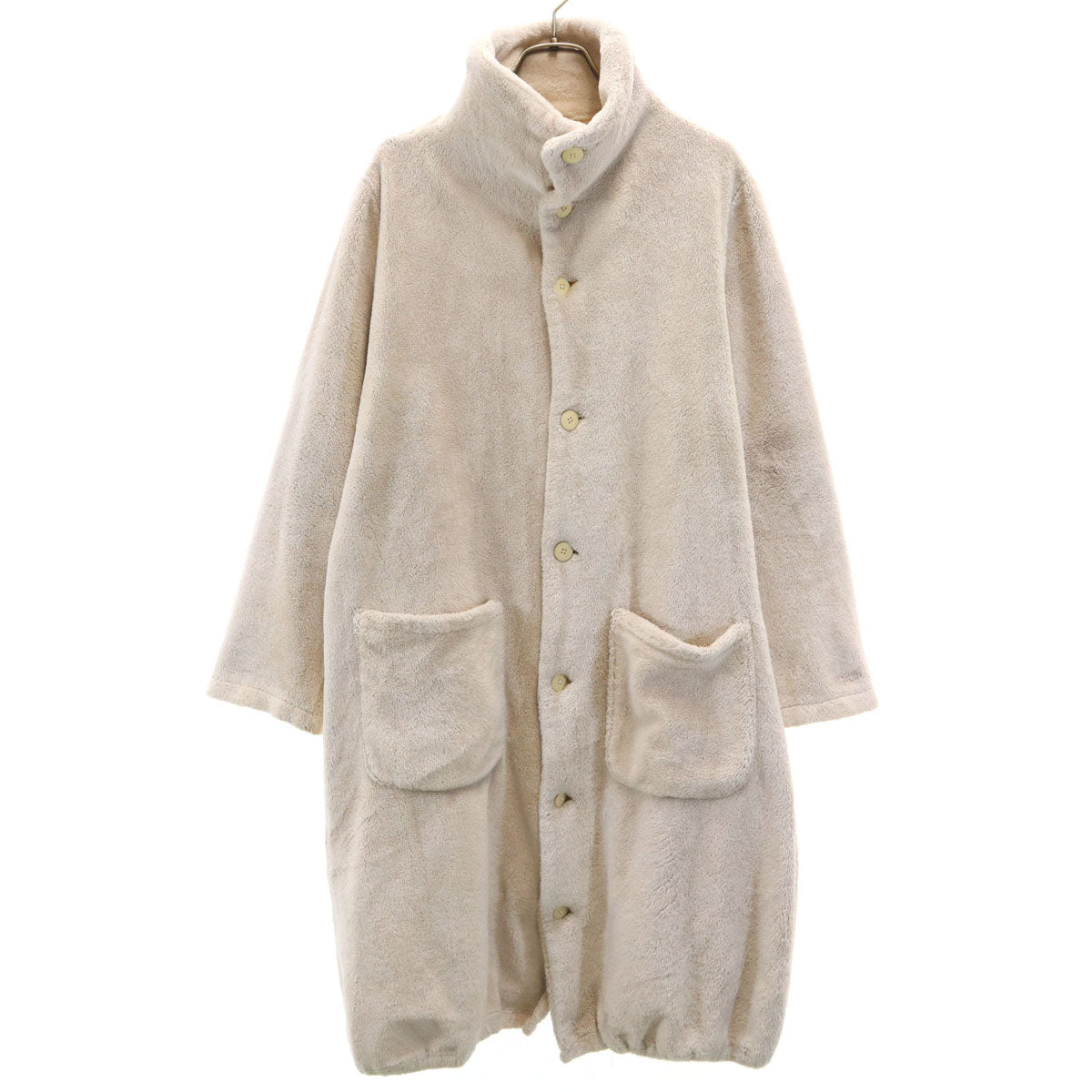Y's for living ワイズフォーリビング フリース ロングコート ベージュ ヨウジヤマモト レディース