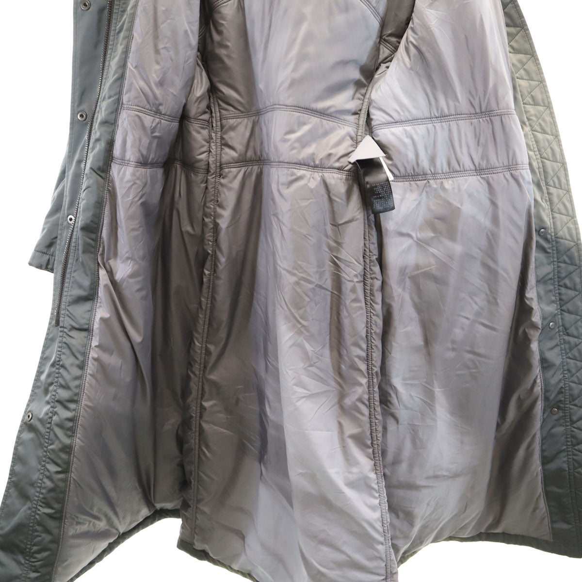 ERMANNO SCERVINO エルマンノ シェルヴィーノ イタリア製 中綿コート 38 チャコールグレー レディース