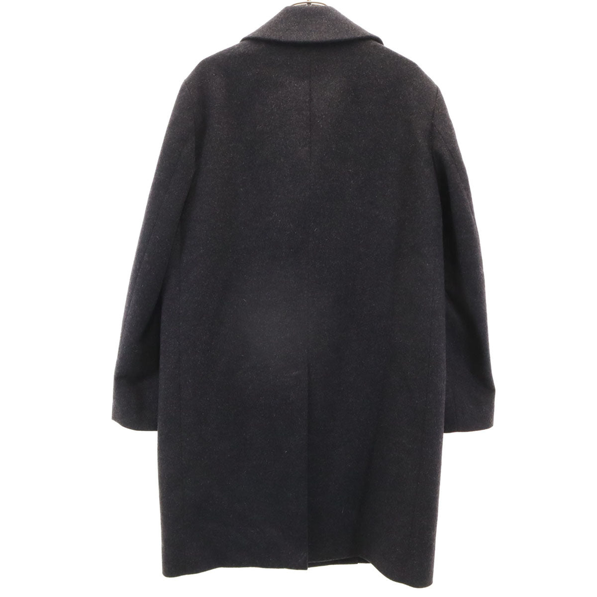 美品 MACKINTOSH PHILOSOPHY マッキントッシュフィロソフィー ステンカラーコート 38 チャコールグレー メンズ