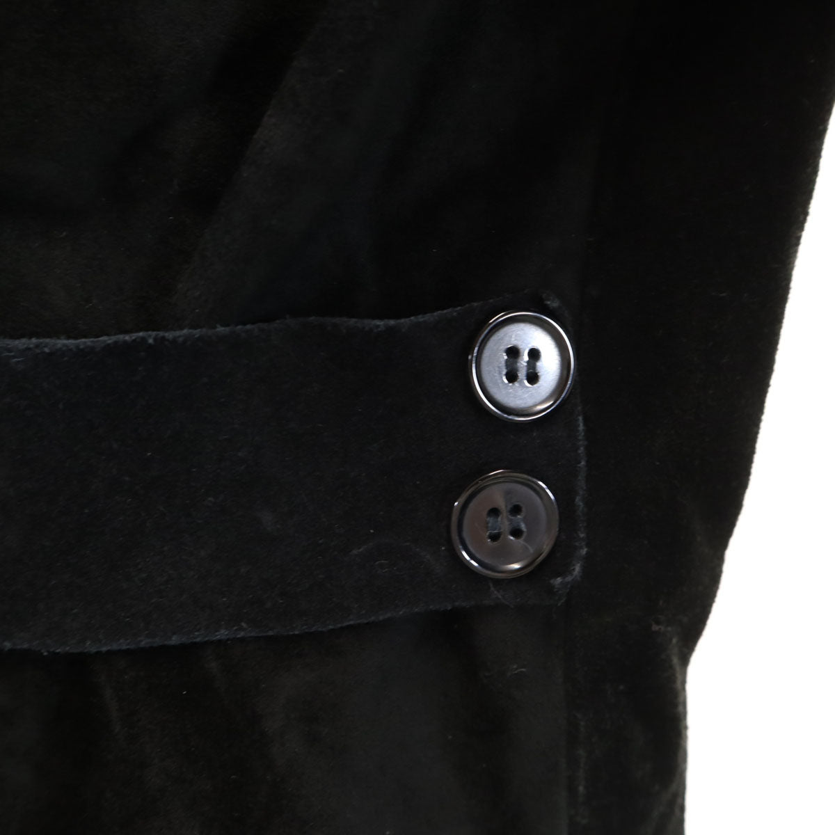 A.P.C. アーペーセー フランス製 牛革 スエード レザーコート S ブラック 裏キルティング メンズ