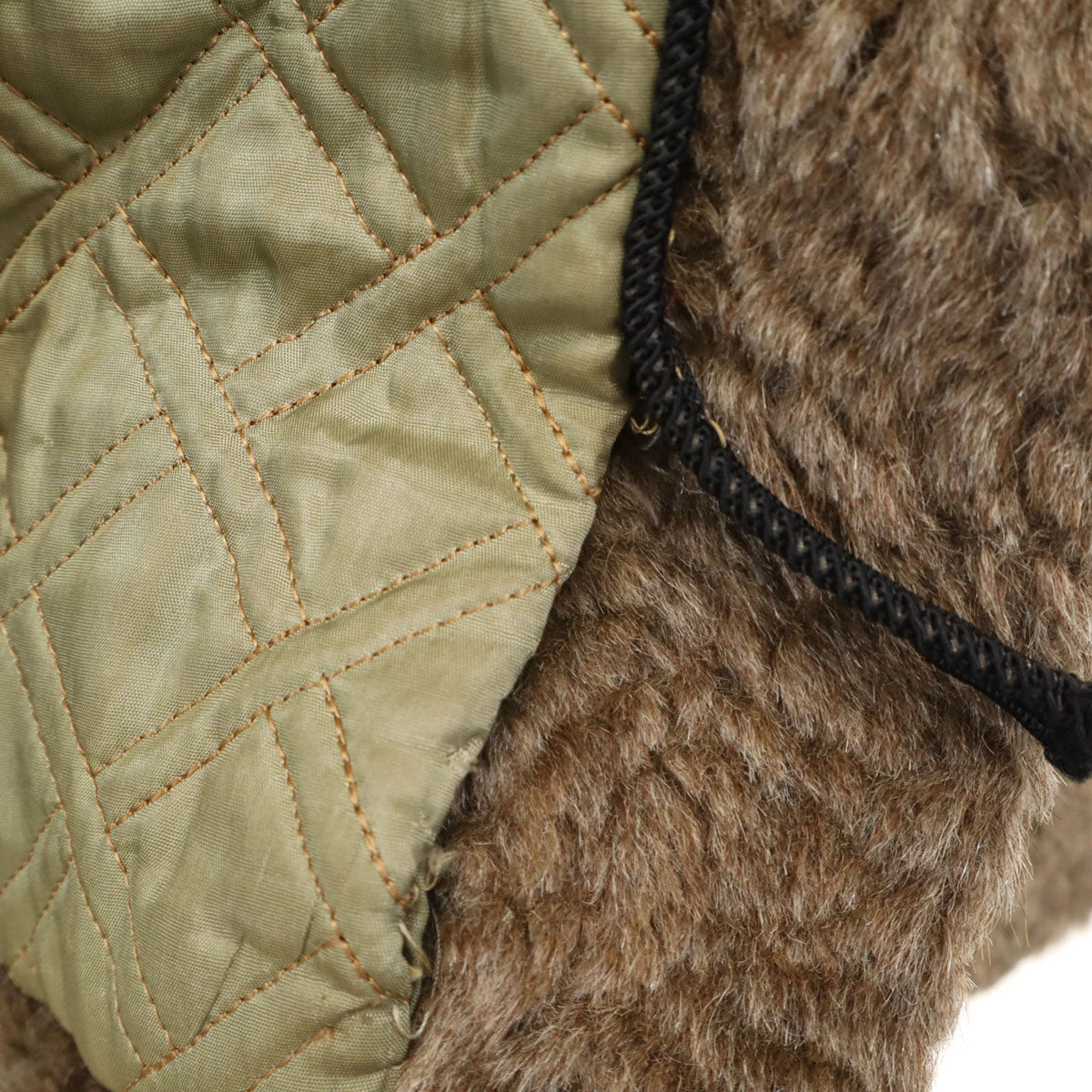 ROSE COUTURE ローズ クチュール 60s 70s ヴィンテージ フェイク ファーコート ブラウン レディース