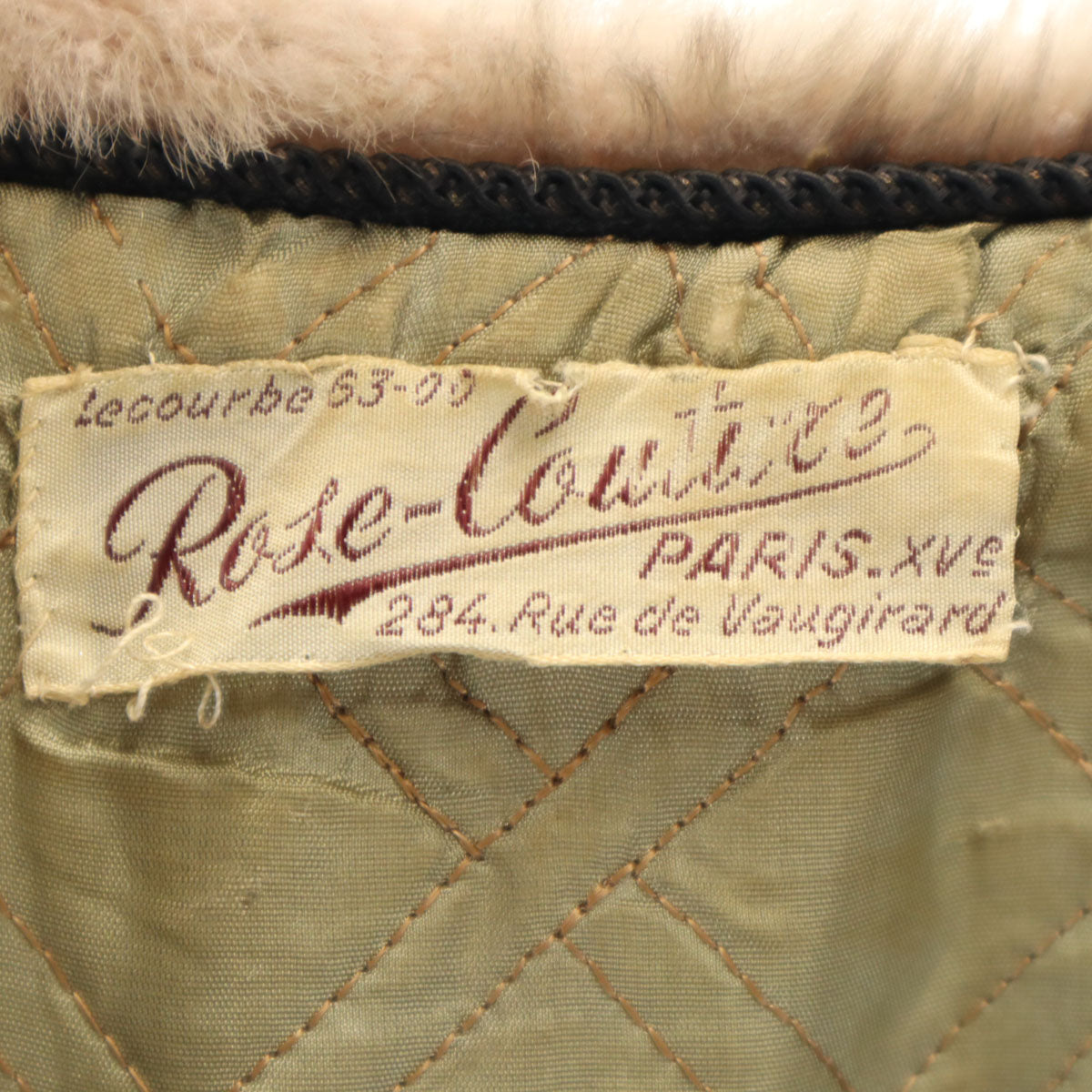 ROSE COUTURE ローズ クチュール 60s 70s ヴィンテージ フェイク ファーコート ブラウン レディース