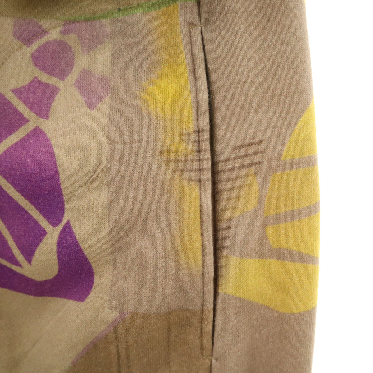 Vivienne WestwoodMAN ヴィヴィアンウエストウッドマン 日本製 総柄 長袖 ロング パーカー 44 ベージュ系 メンズ