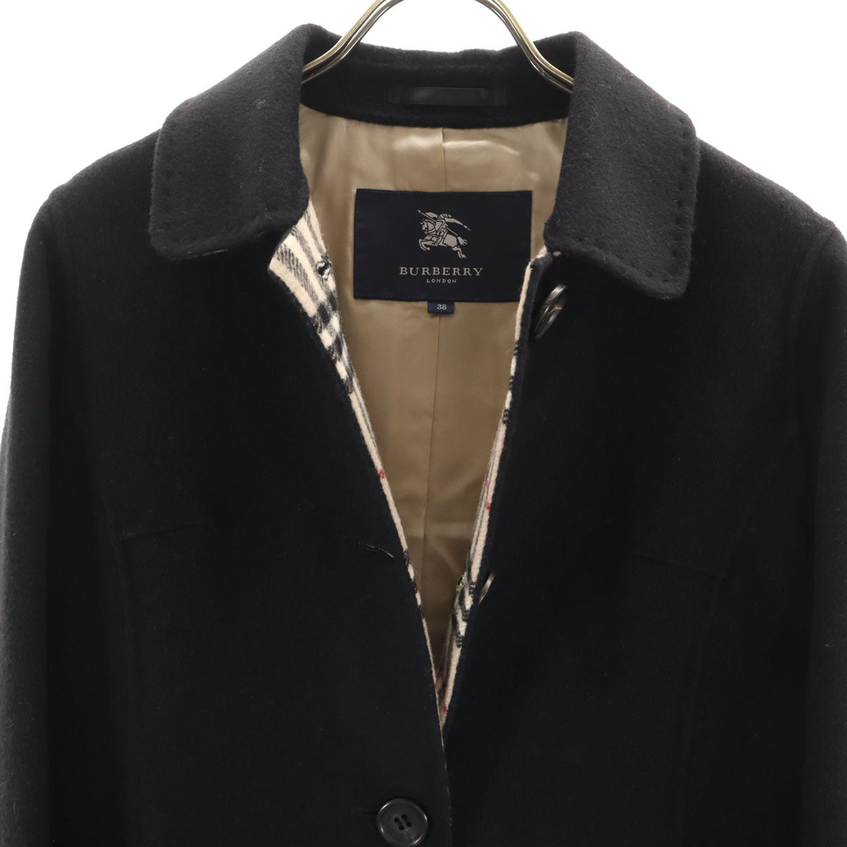 BURBERRY LONDON バーバリーロンドン コート 38 ブラック 三陽商会 レディース