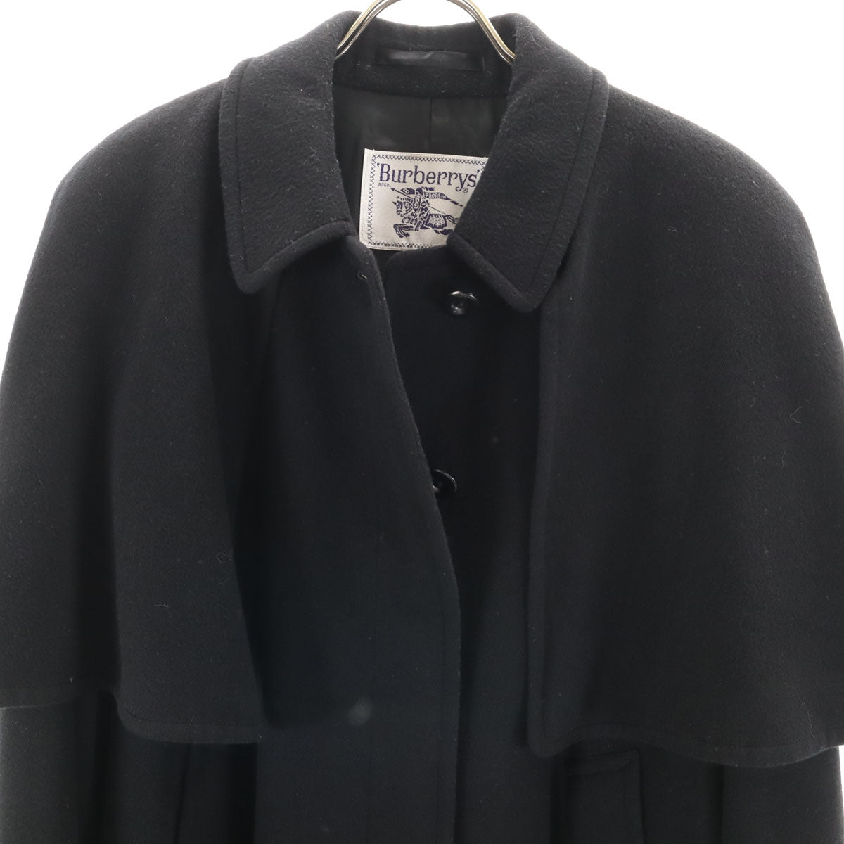 Burberrys バーバリーズ 90s オールド コート 7AR ブラック レディース