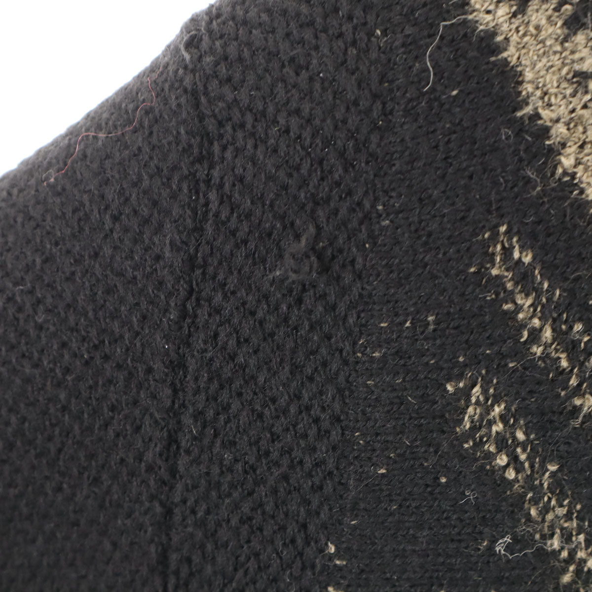 ALEXANDER LLOYD アレクサンダーロイド 90s イタリア製 オールド 総柄 長袖 セーター 2XLT ブラック ニット ビッグサイズ メンズ