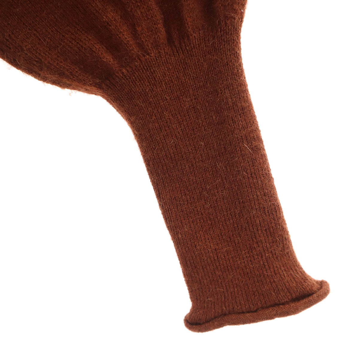 SAYAKA DAVIS サヤカ デイヴィス アルパカ 長袖 ニット ロングワンピース P ブラウン レディース