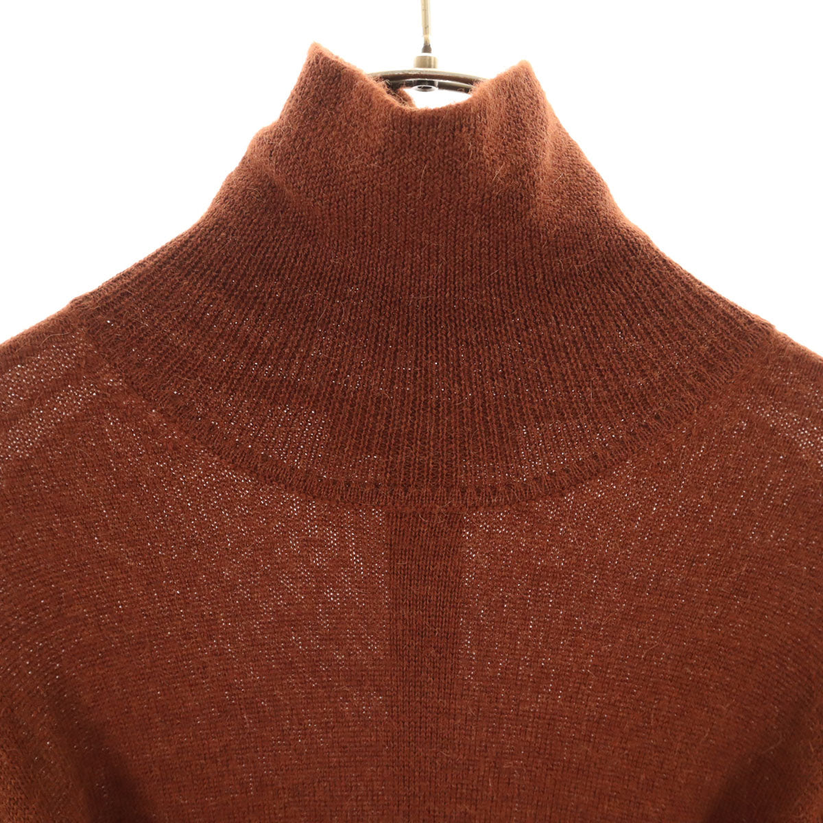 SAYAKA DAVIS サヤカ デイヴィス アルパカ 長袖 ニット ロングワンピース P ブラウン レディース