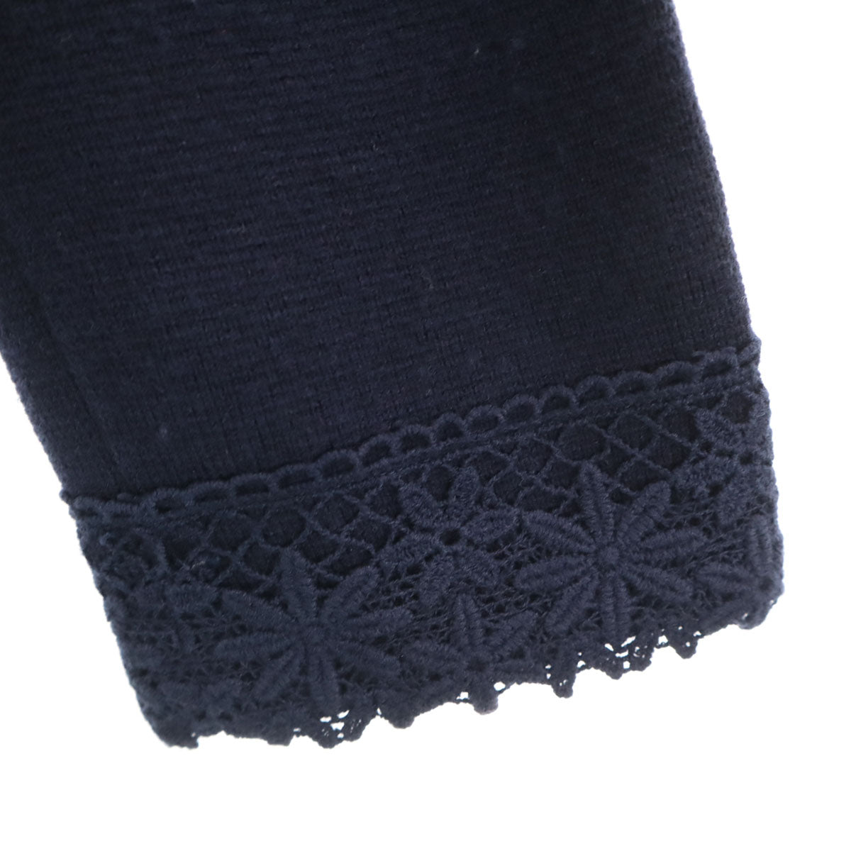 TOCCA トッカ 長袖 ロング ニットカーディガン F ネイビー レディース