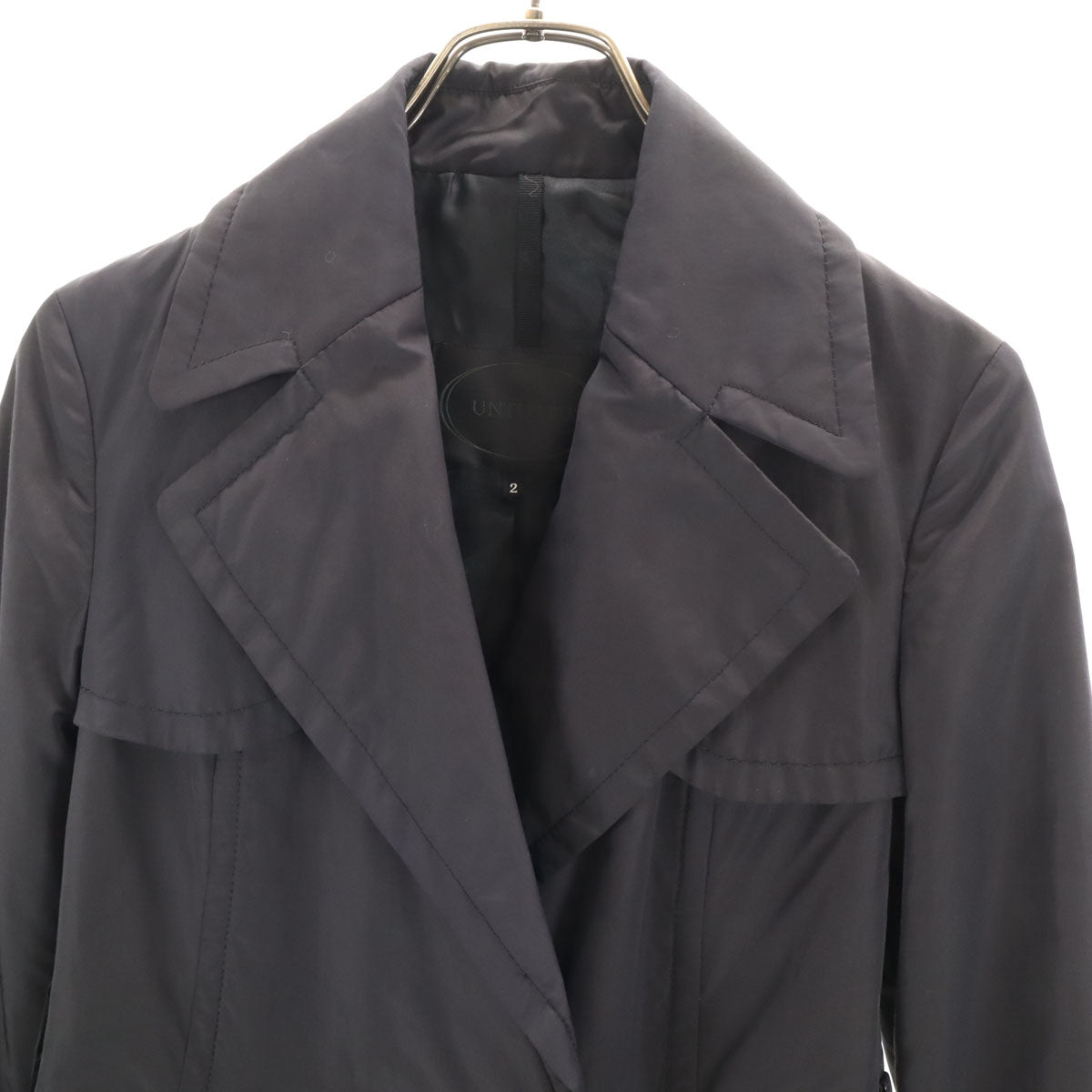 UNTITLED アンタイトル 中綿コート 2 チャコールブラック レディース