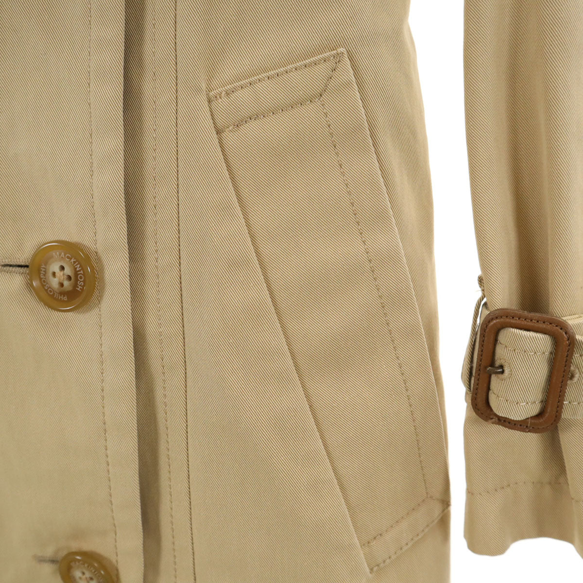 MACKINTOSH PHILOSOPHY マッキントッシュフィロソフィー トレンチコート 36 ベージュ ベストライナー付き レディース