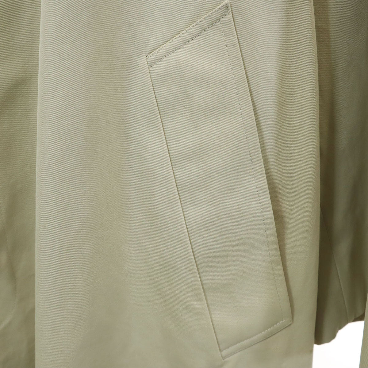 Aquascutum アクアスキュータム イングランド製 ステンカラーコート グレージュ メンズ