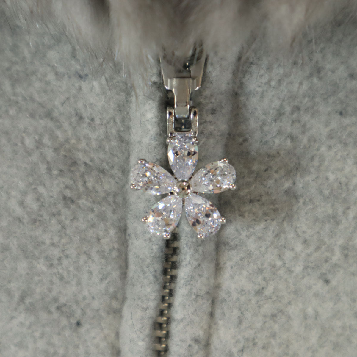 Rene ルネ 日本製 ウールコート 36 ライトグレー レディース