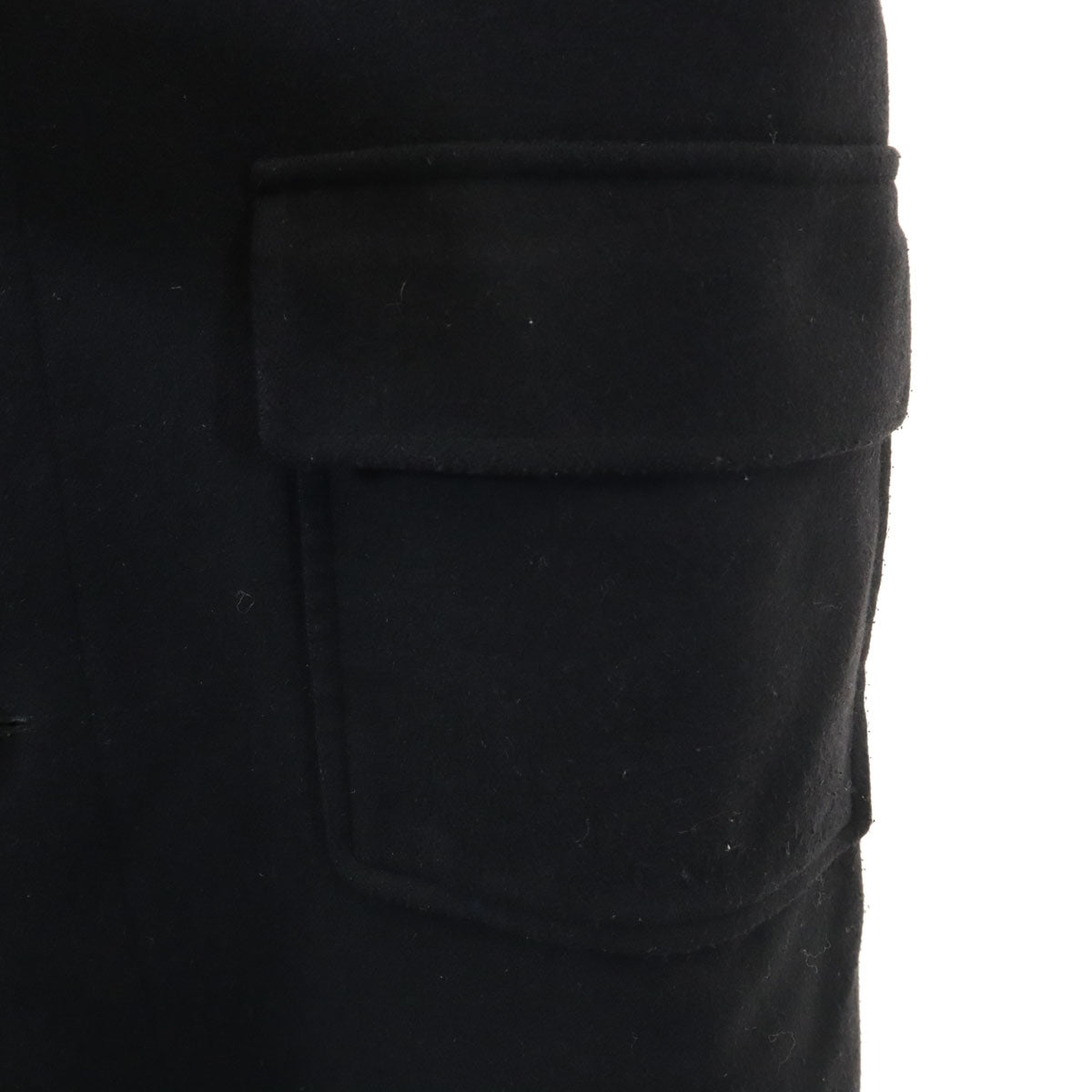 A.P.C. アーペーセー フランス製 フーデッド ウールコート S ブラック メンズ