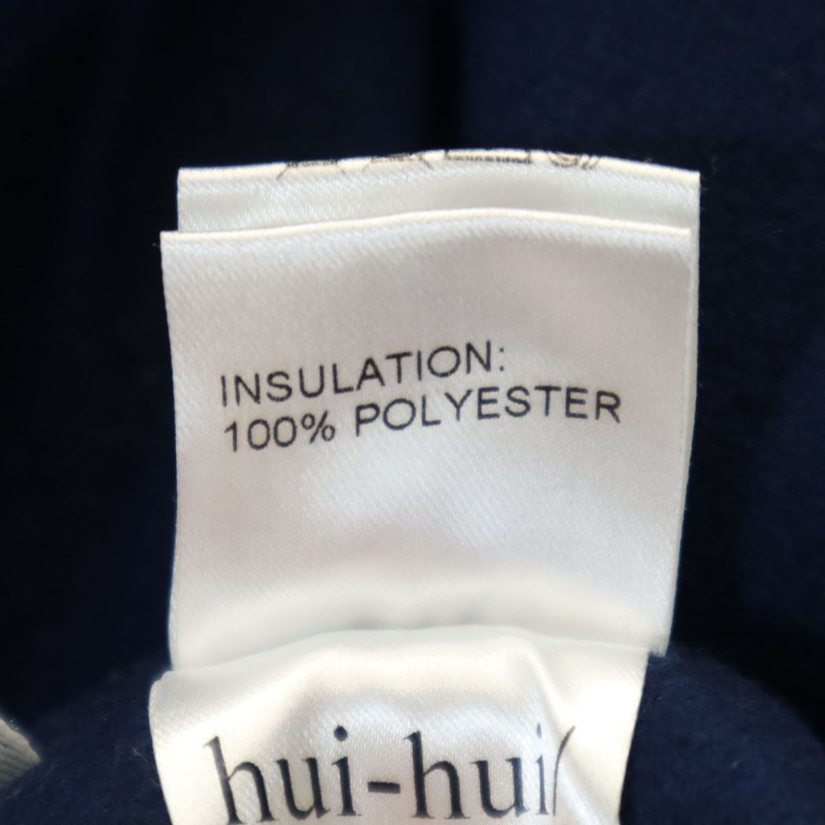 hui-hui ウィウィ ドイツ製 ウールコート S ネイビー レディース