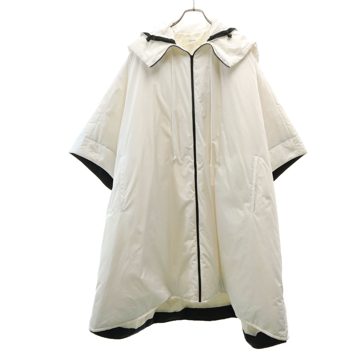 CYCLAS シクラス 日本製 ハイブリッドダウン ポンチョ F ホワイト レディース
