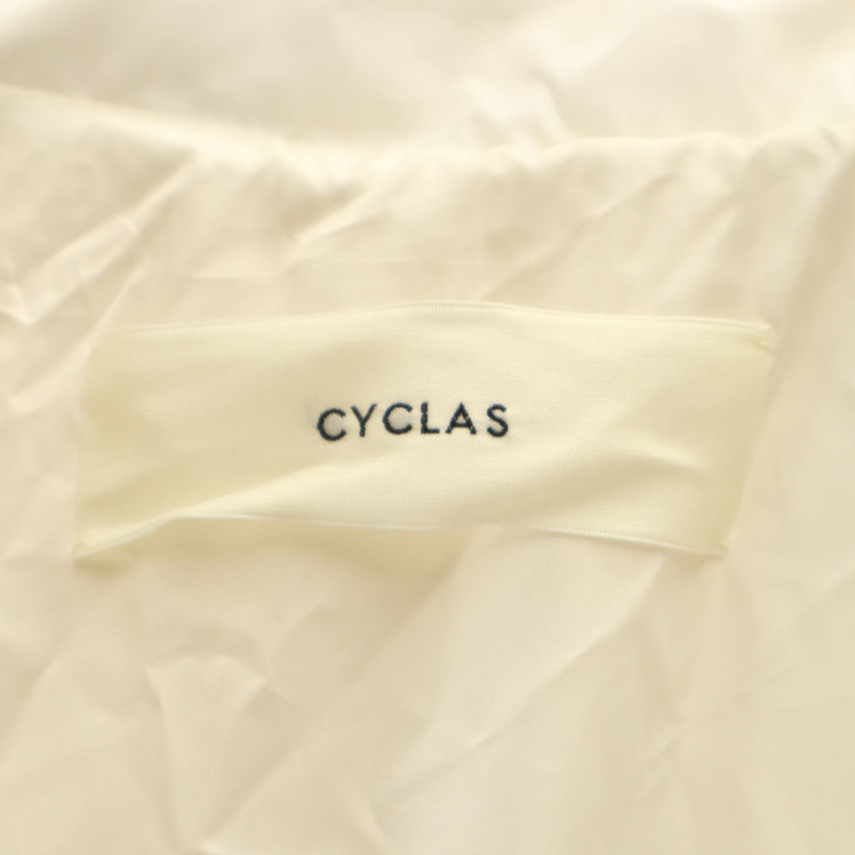 CYCLAS シクラス 日本製 ハイブリッドダウン ポンチョ F ホワイト レディース