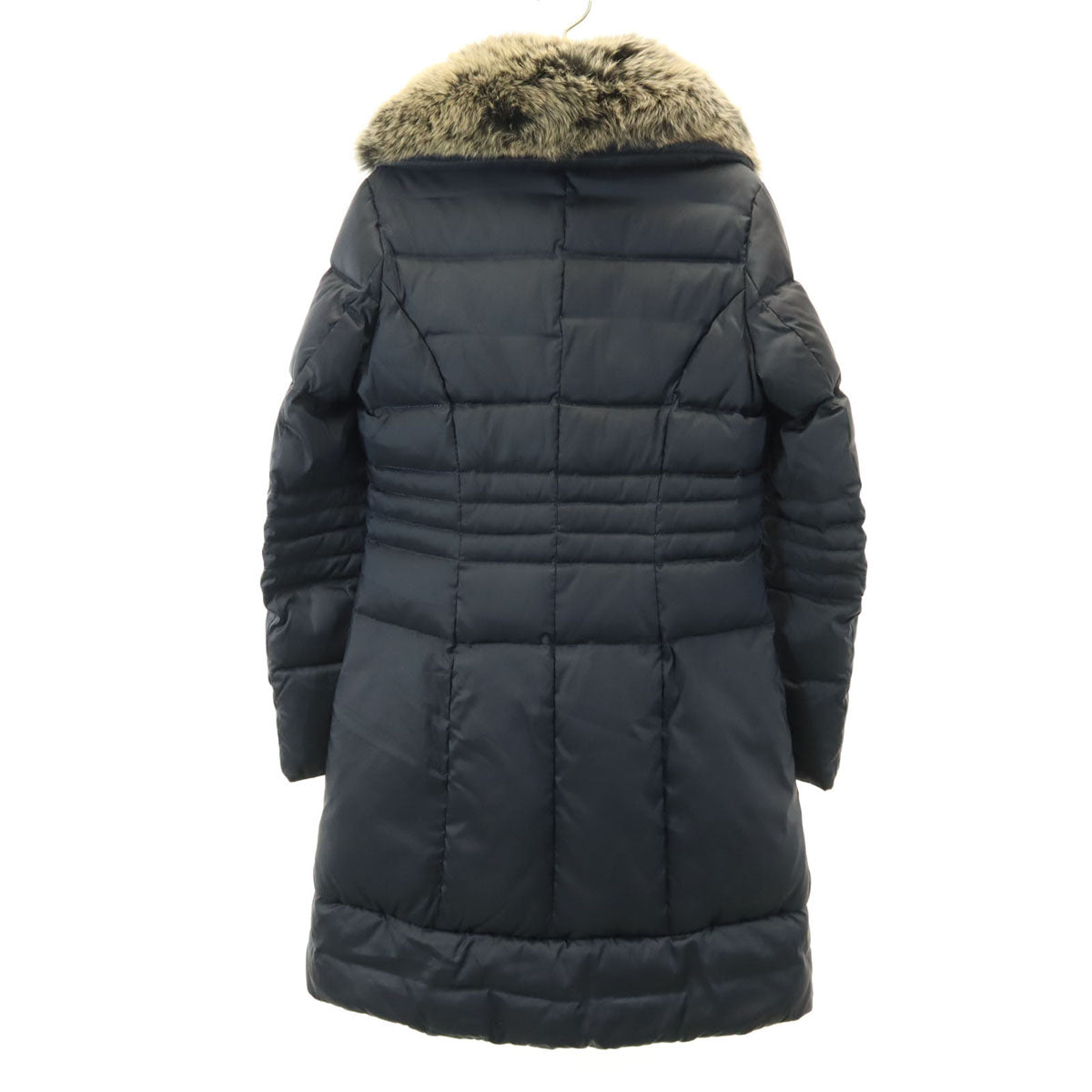 HETREGO エトレゴ ダウンコート 40 チャコール フォックスファー付き レディース