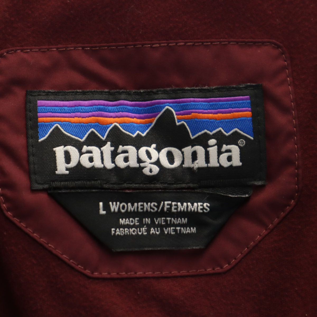 patagonia パタゴニア ウィズ イット ダウンコート L ボルドー 28441FA21 アウトドア レディース