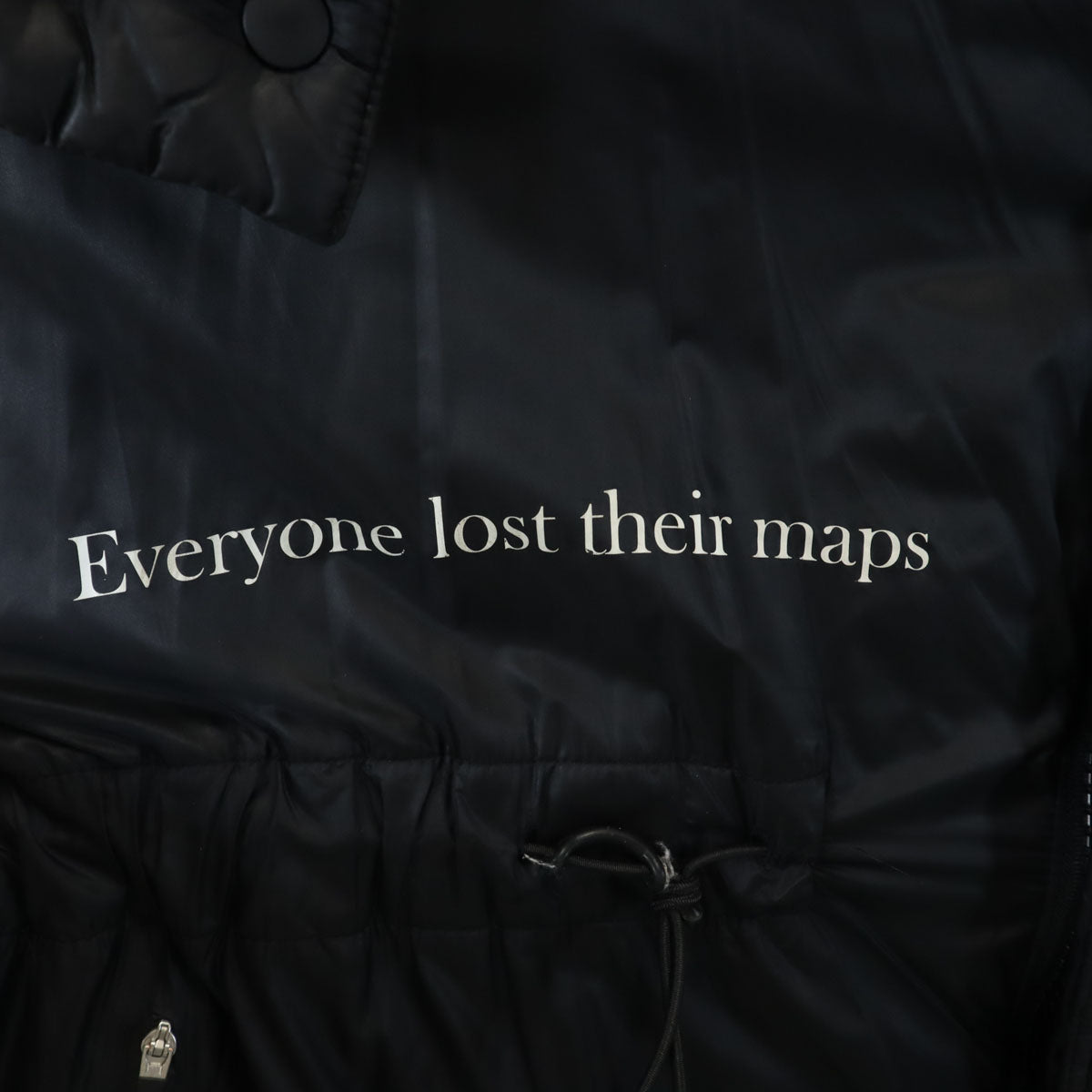 UNDERCOVER アンダーカバー バックプリント ヒューマン コントロール システム 中綿コート 1 ブラック メンズ