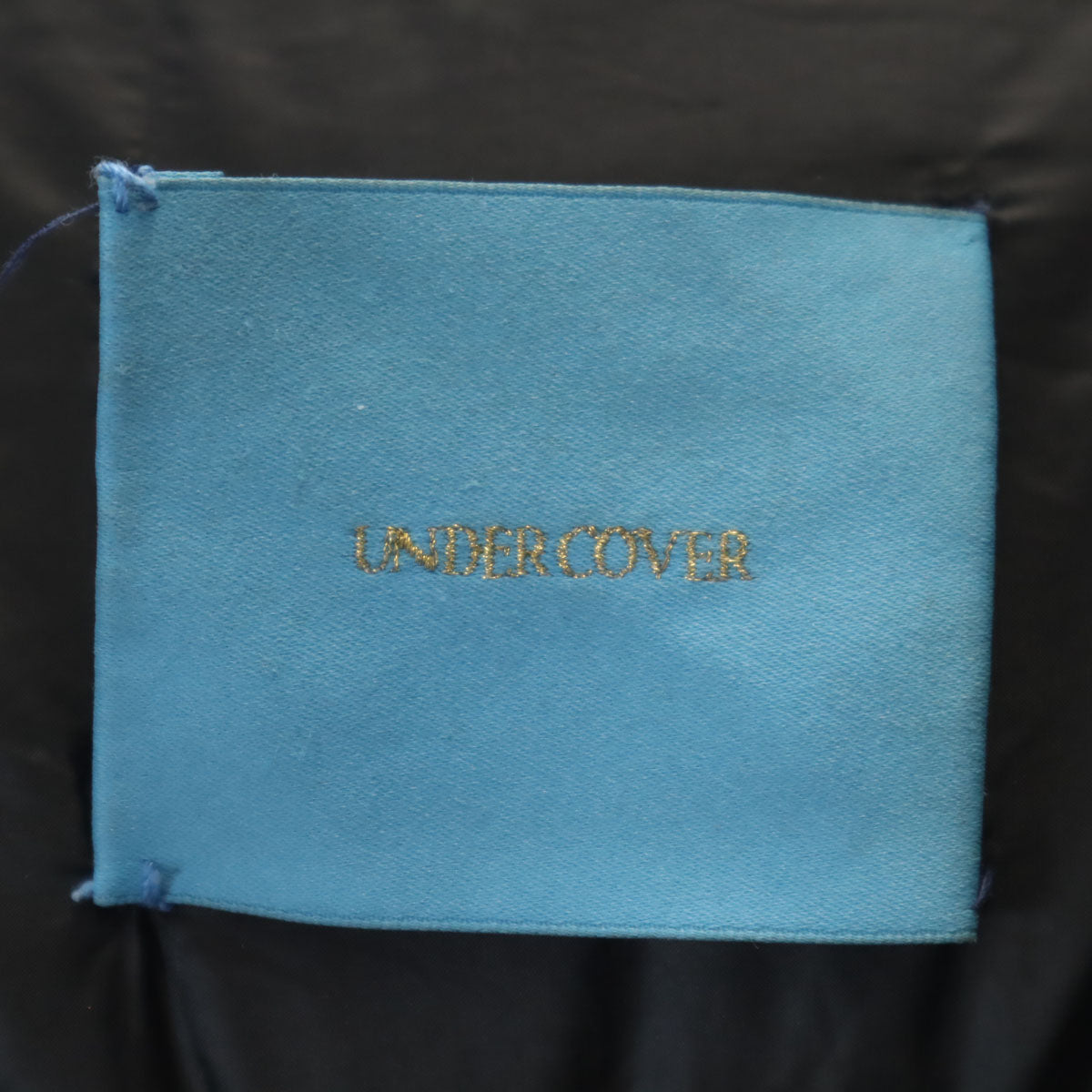 UNDERCOVER アンダーカバー バックプリント ヒューマン コントロール システム 中綿コート 1 ブラック メンズ